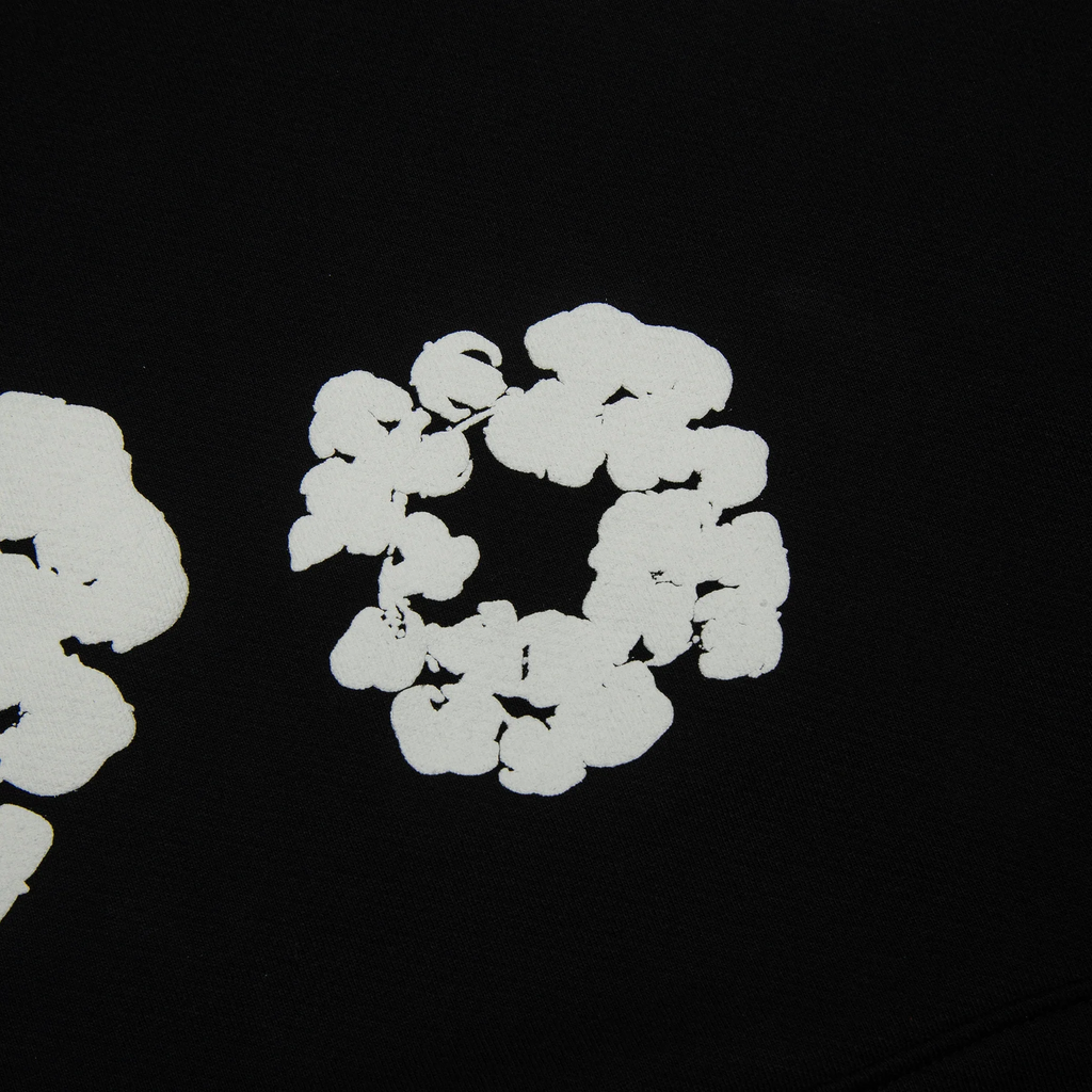 DMT The Cotton Wreath Black Hoodie