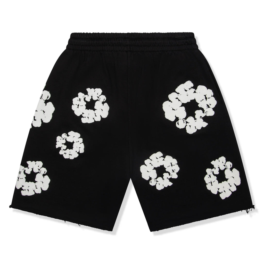 DMT The Cotton Wreath Black Shorts