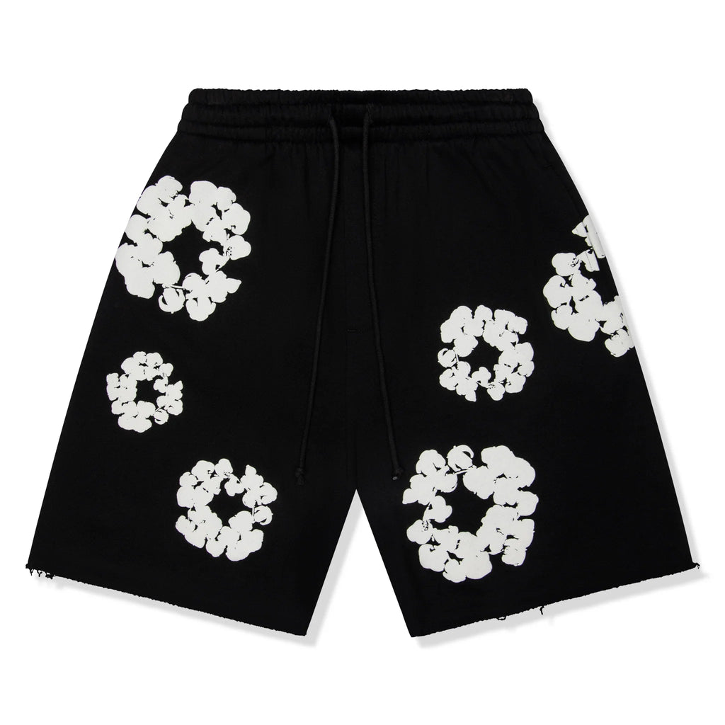 DMT The Cotton Wreath Black Shorts