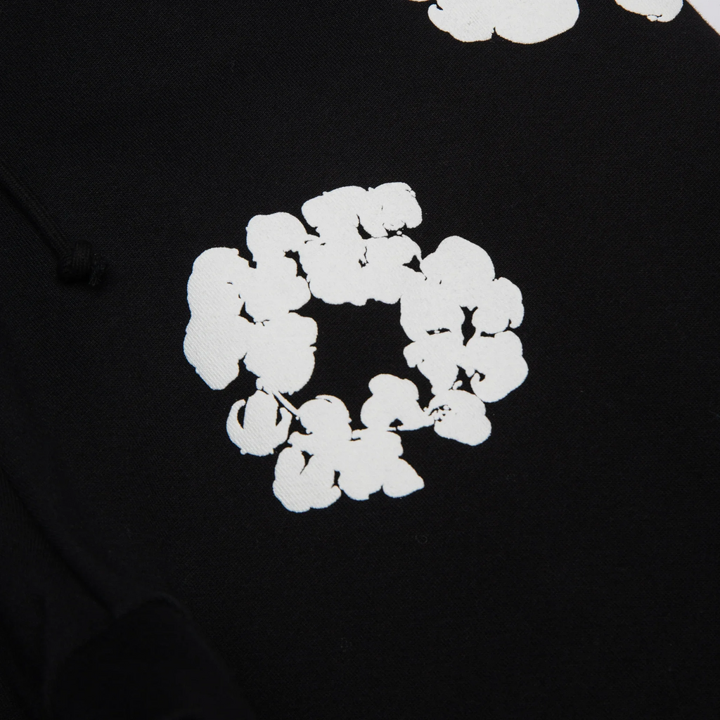 DMT The Cotton Wreath Black Sweatpants