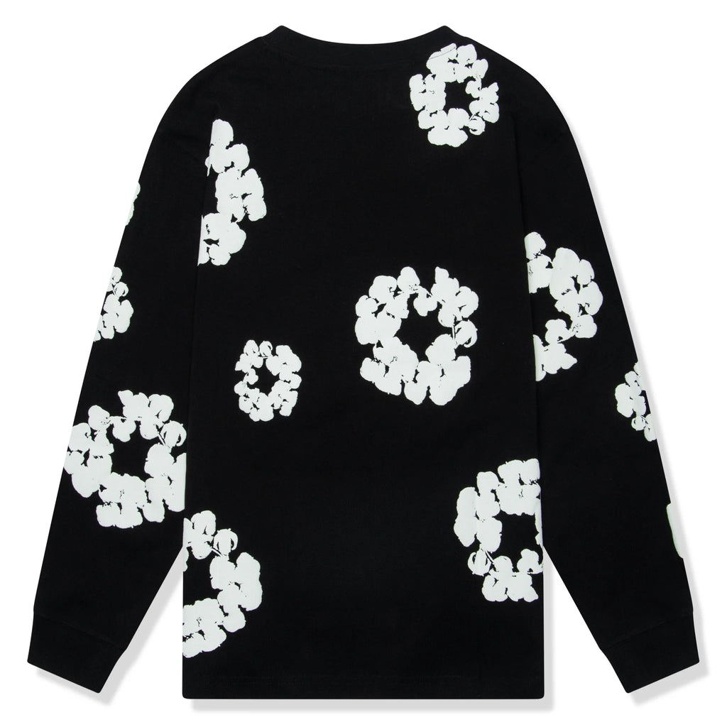 DMT The Cotton Wreath Long-Sleeve Black T Shirt