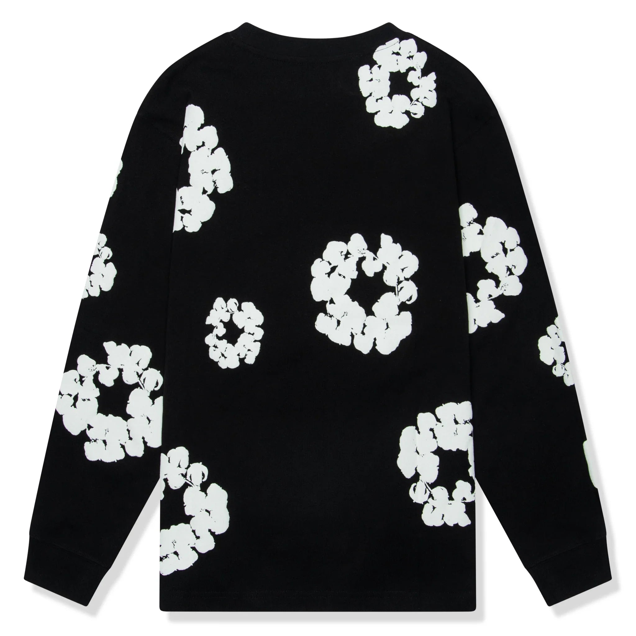 DMT The Cotton Wreath Long-Sleeve Black T Shirt