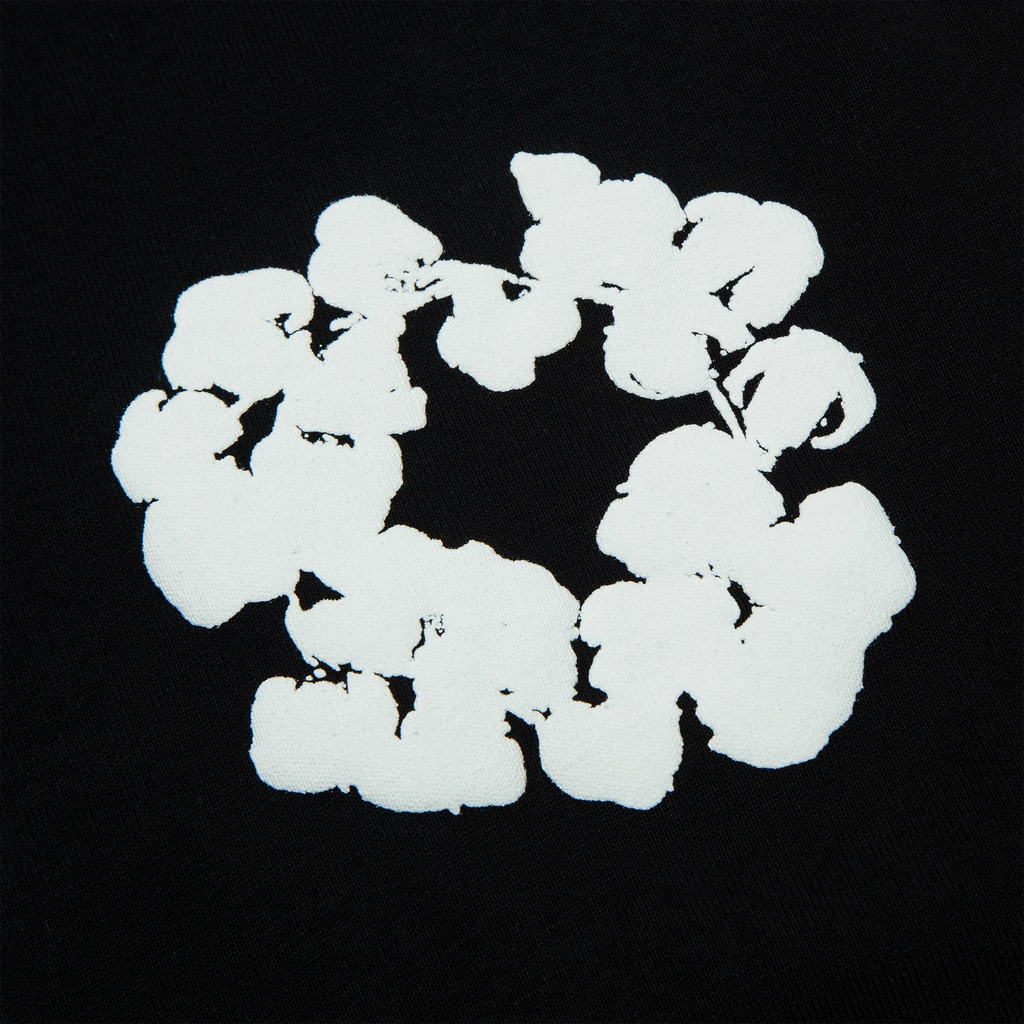 DMT The Cotton Wreath Long-Sleeve Black T Shirt