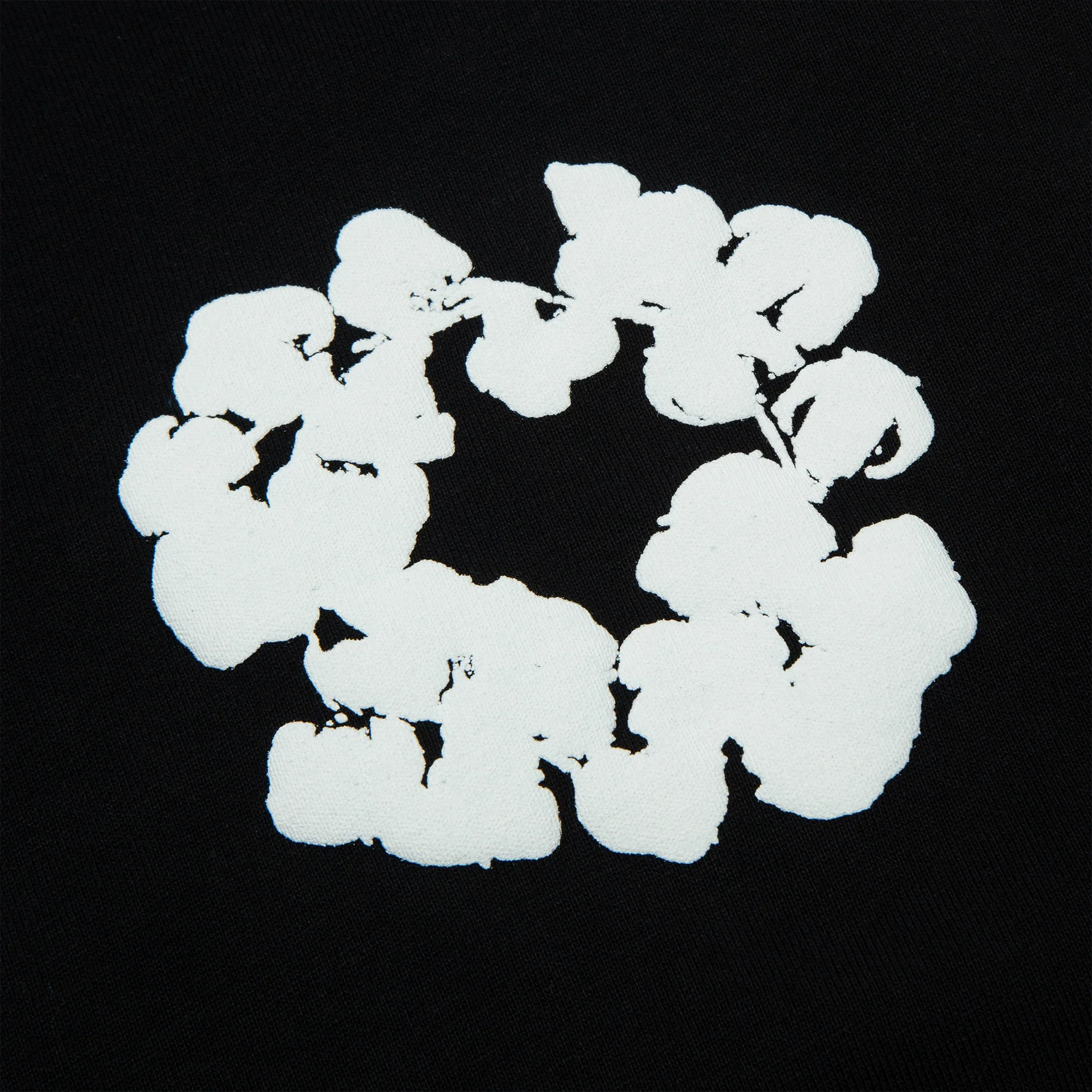 DMT The Cotton Wreath Long-Sleeve Black T Shirt