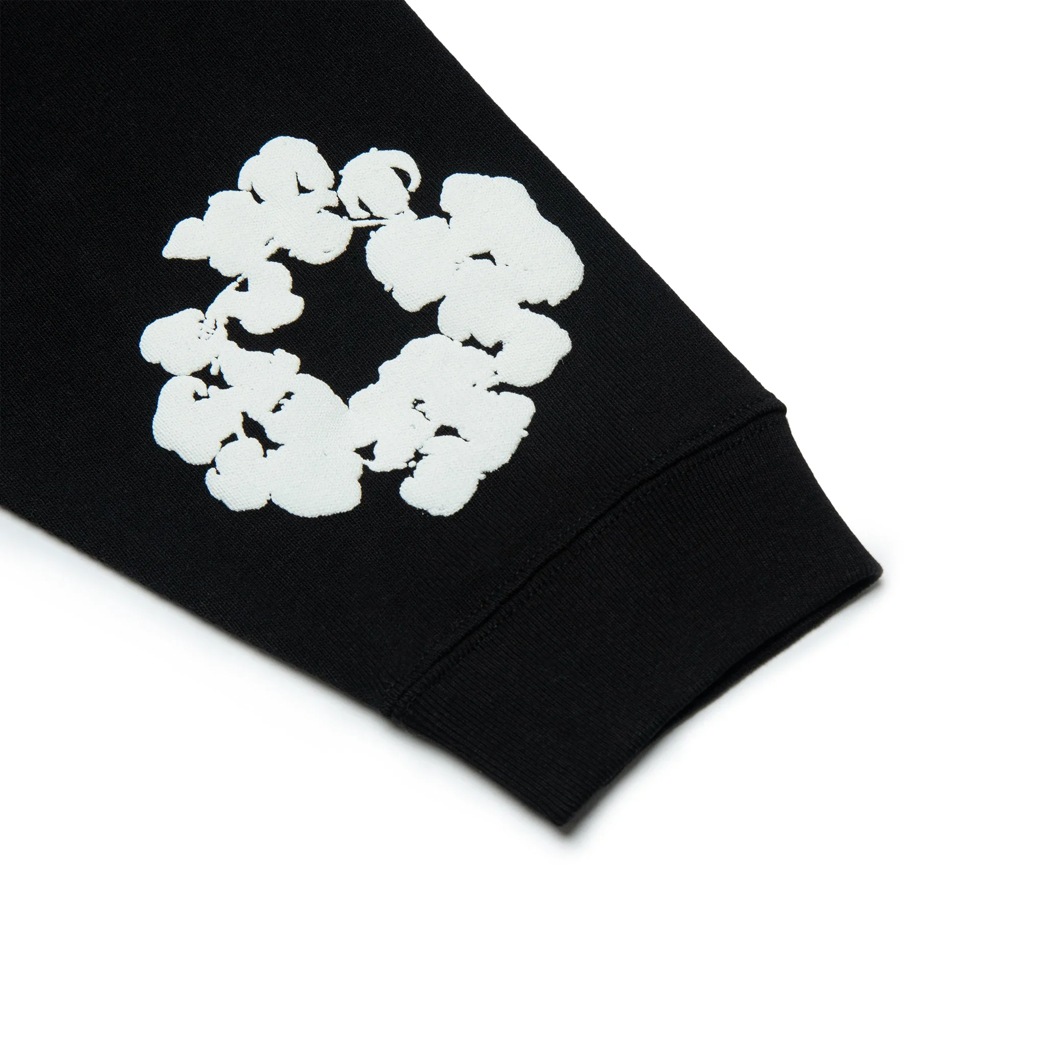 DMT The Cotton Wreath Long-Sleeve Black T Shirt