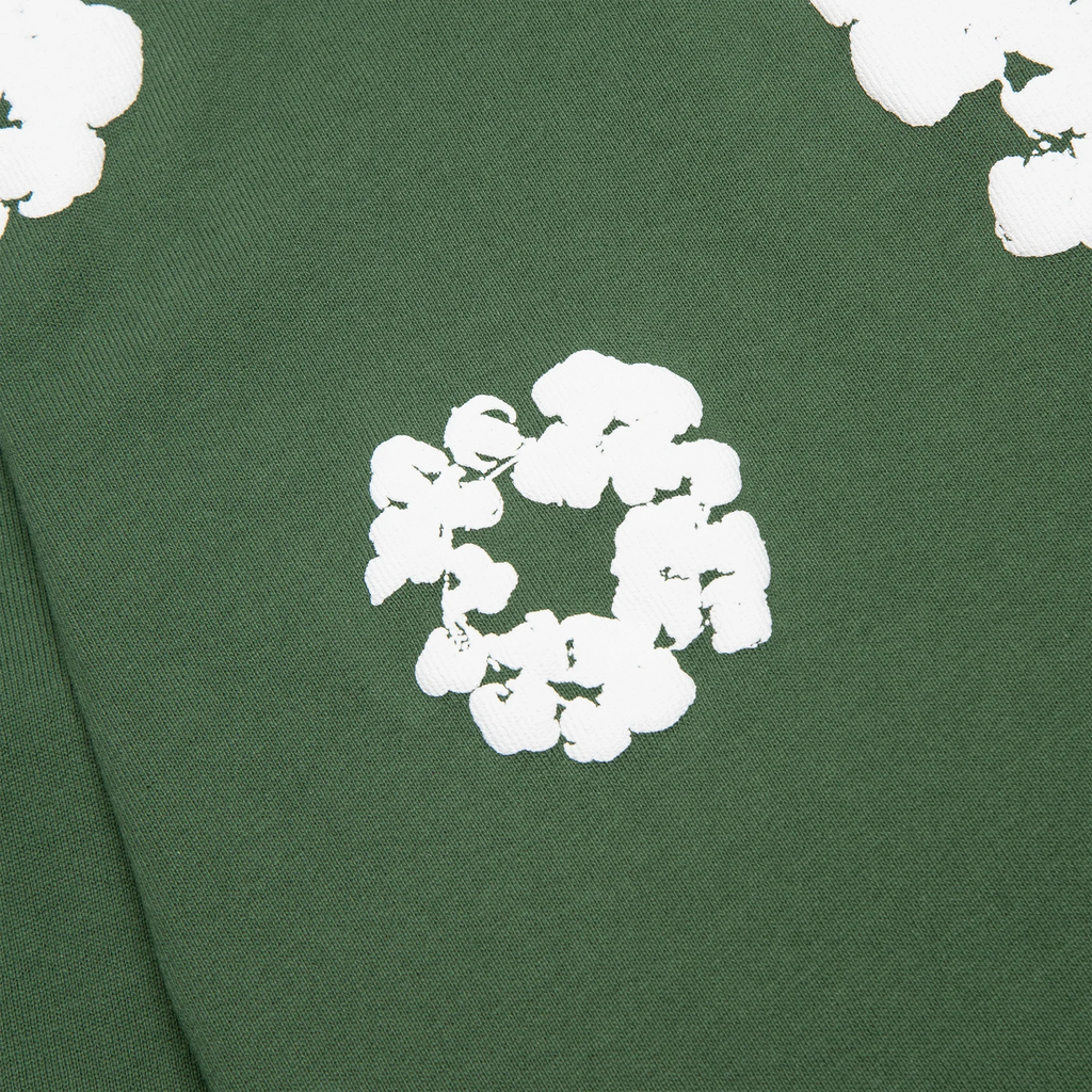 DMT The Cotton Wreath Long-Sleeve Green T Shirt