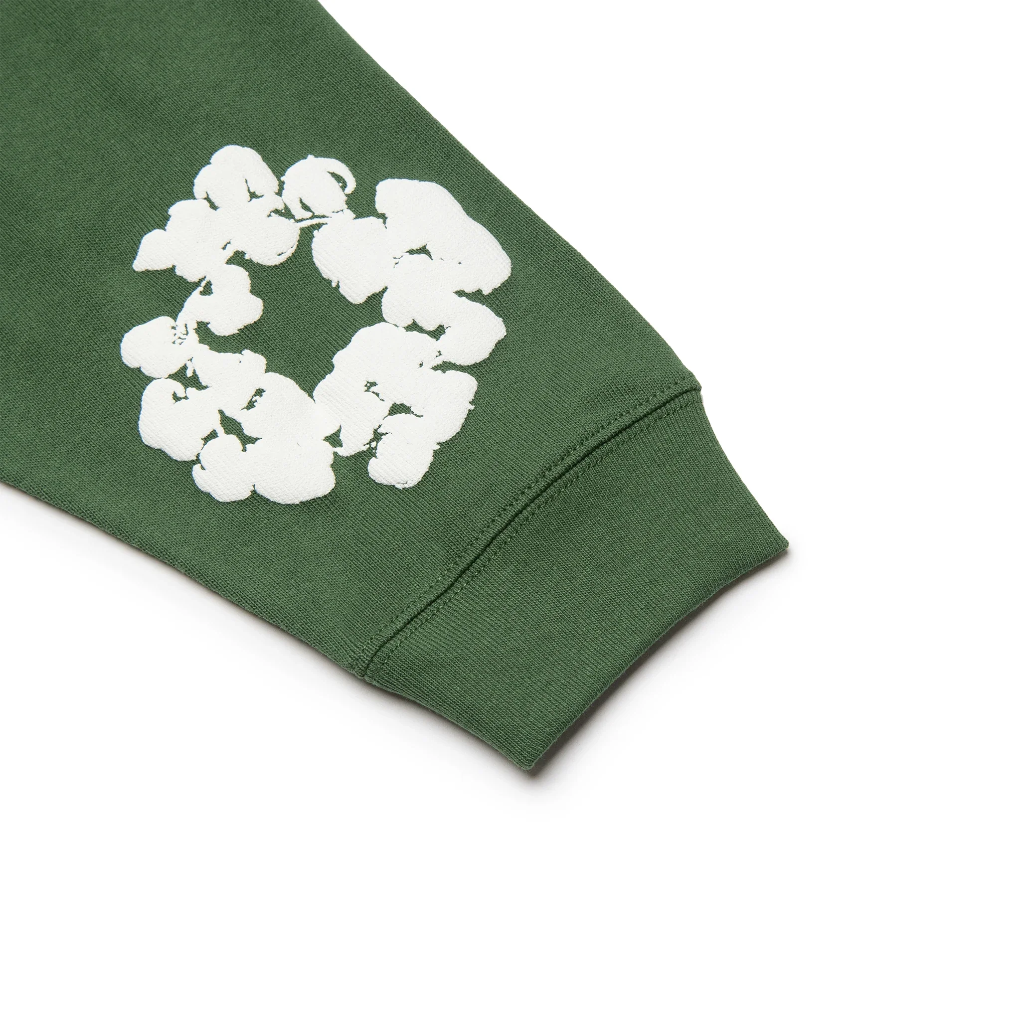 DMT The Cotton Wreath Long-Sleeve Green T Shirt