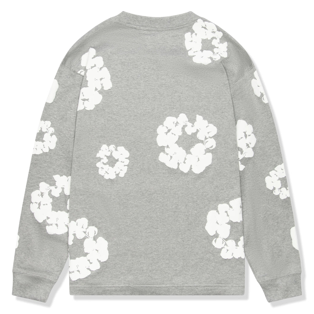 DMT The Cotton Wreath Long-Sleeve Grey T Shirt