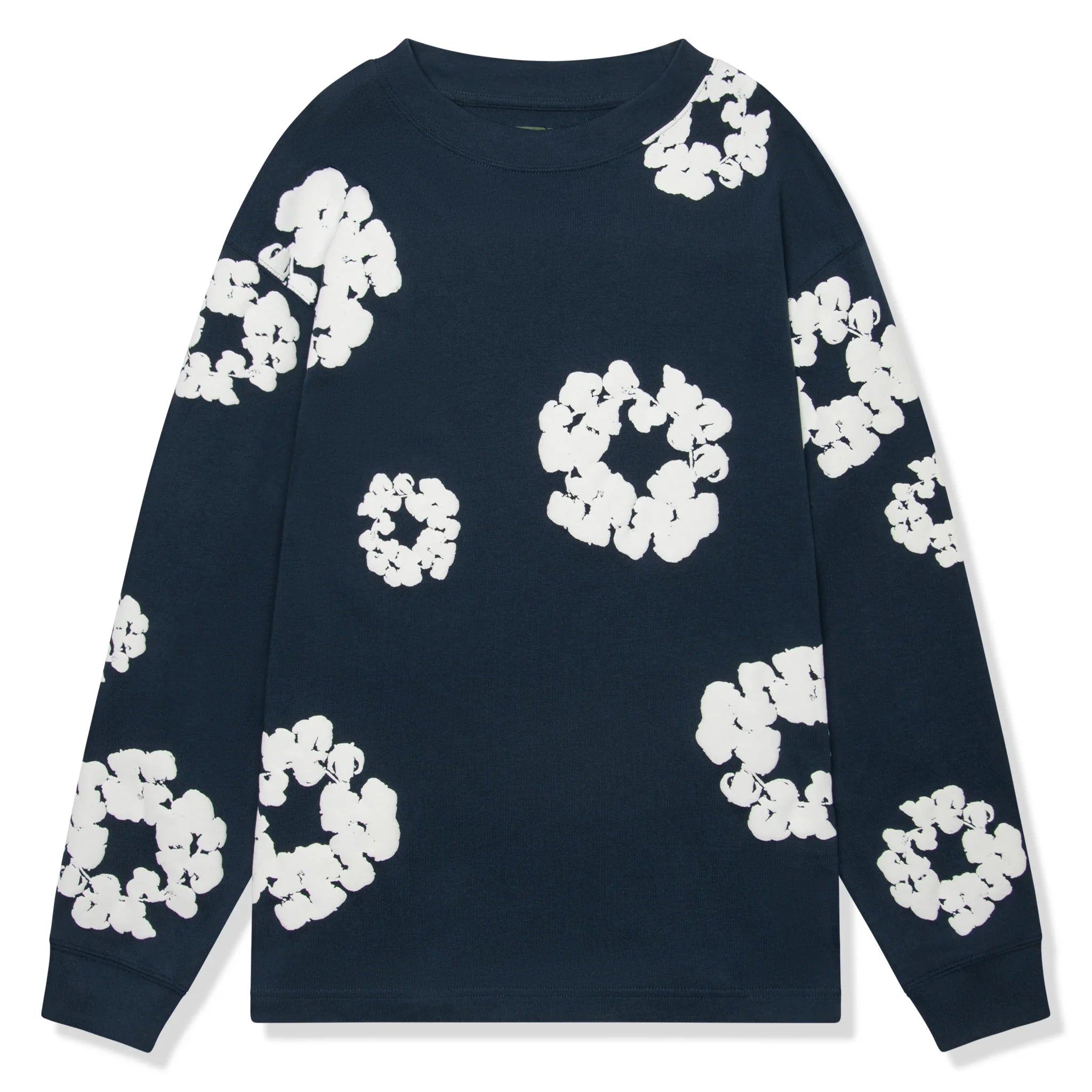 DMT The Cotton Wreath Long-Sleeve Navy T Shirt