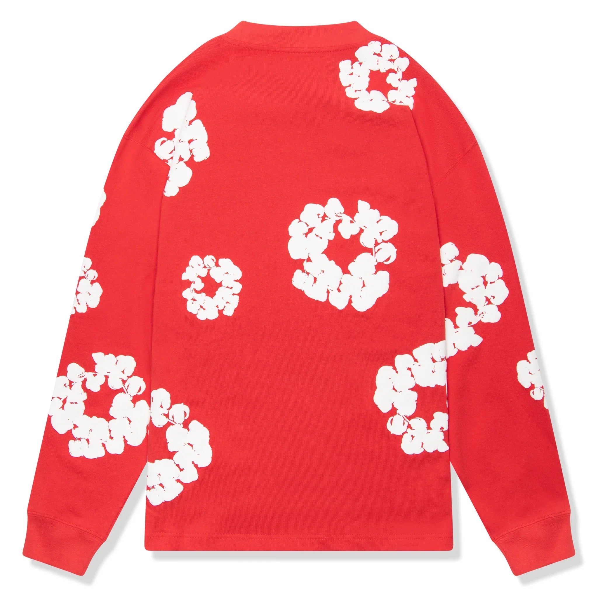 DMT The Cotton Wreath Long-Sleeve Red T Shirt
