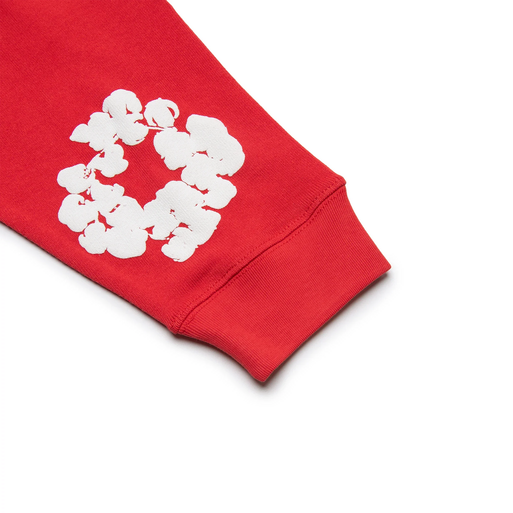 DMT The Cotton Wreath Long-Sleeve Red T Shirt