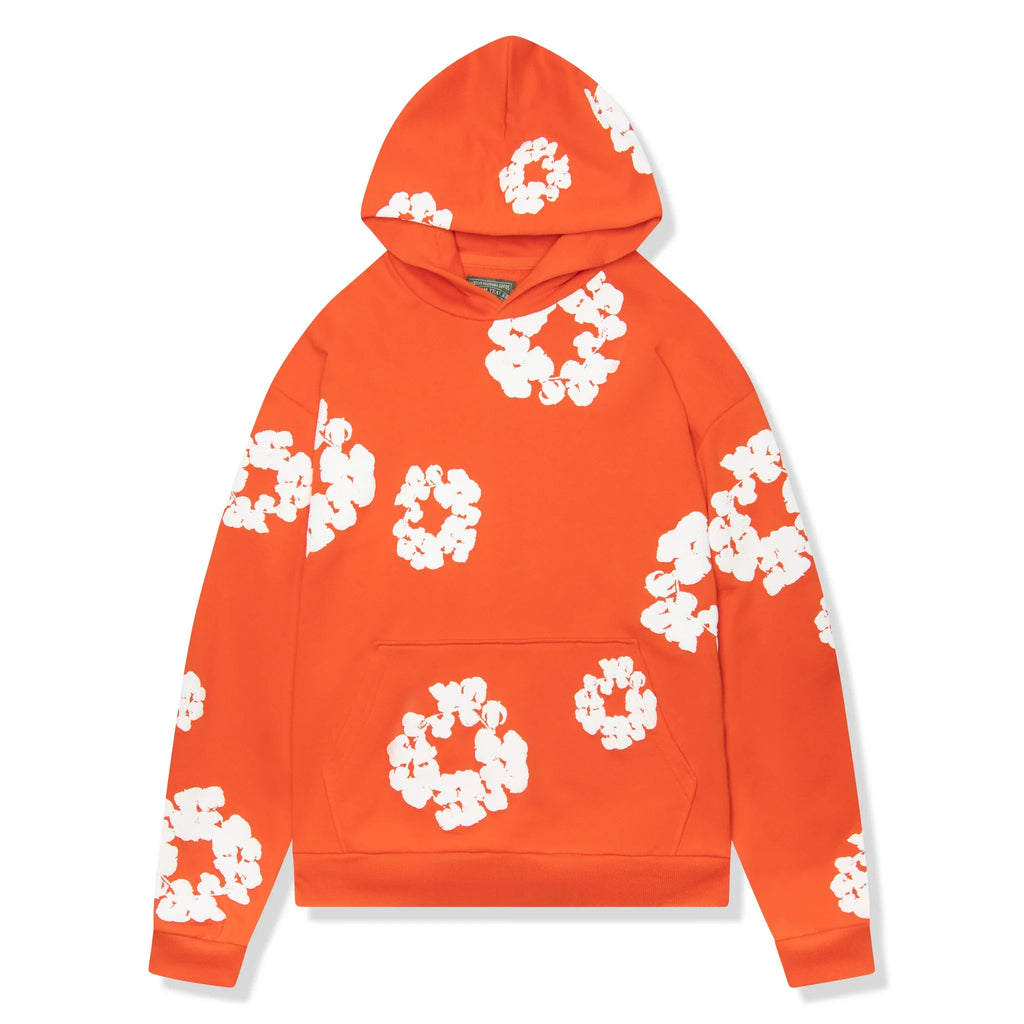 DMT The Cotton Wreath Orange Hoodie