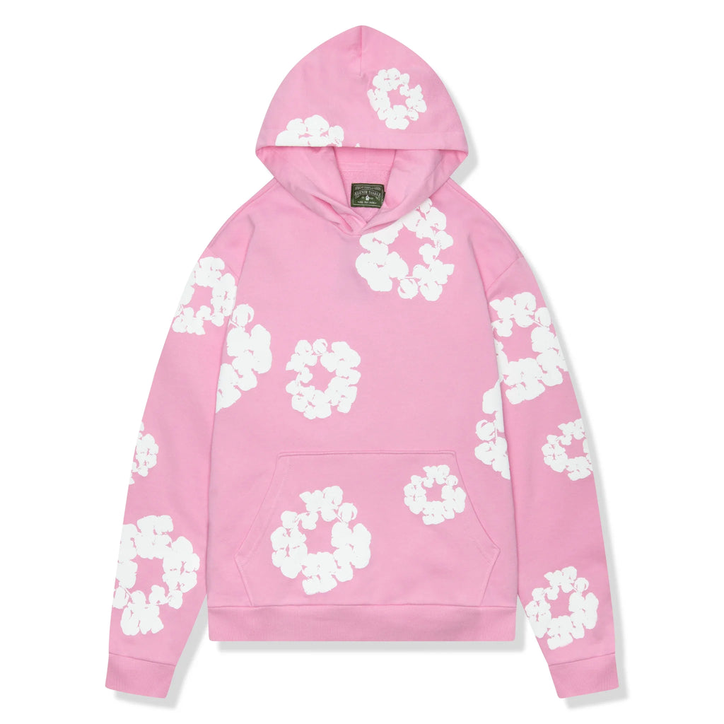 DMT The Cotton Wreath Pink Hoodie