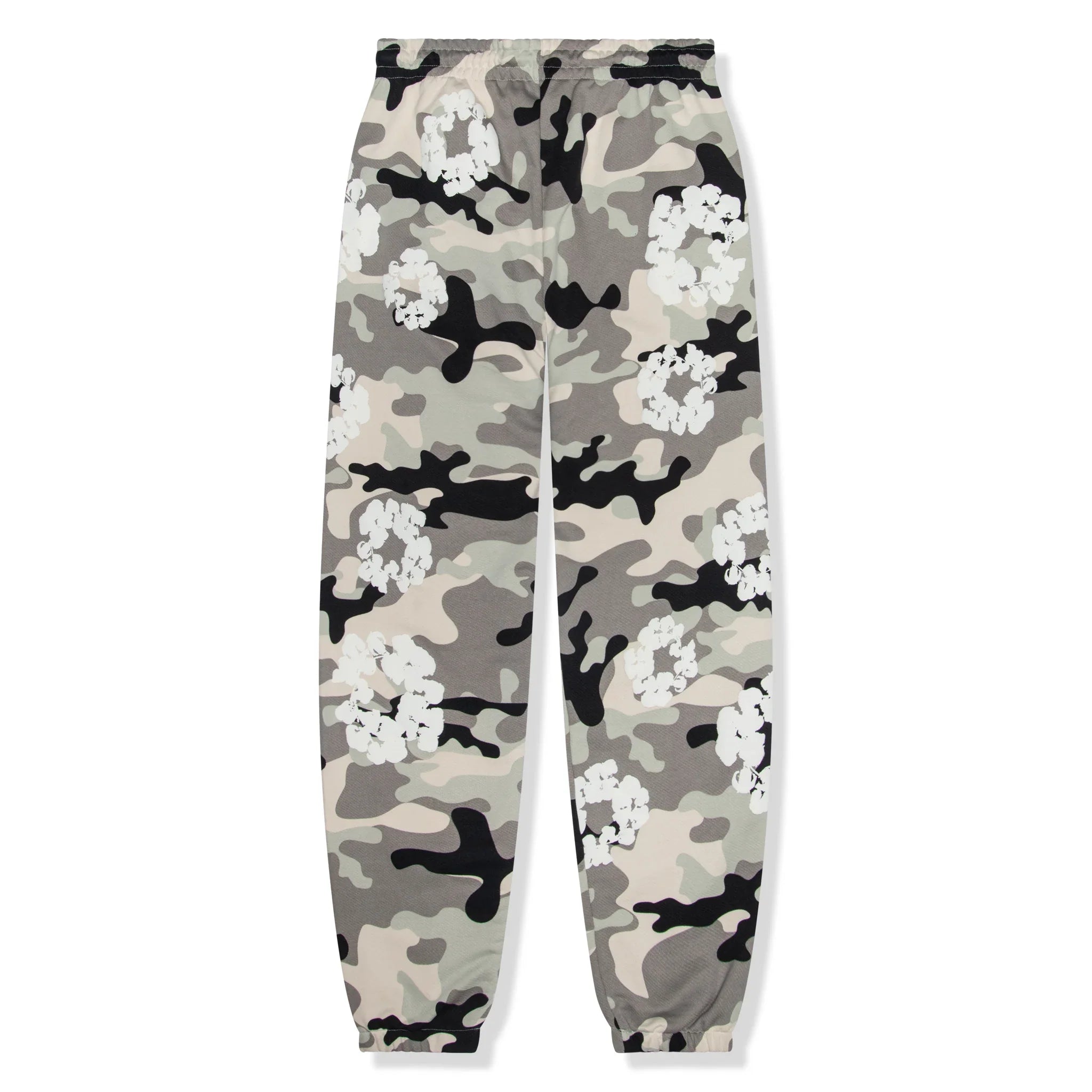 DMT White Camo Cotton Wreath Sweatpants