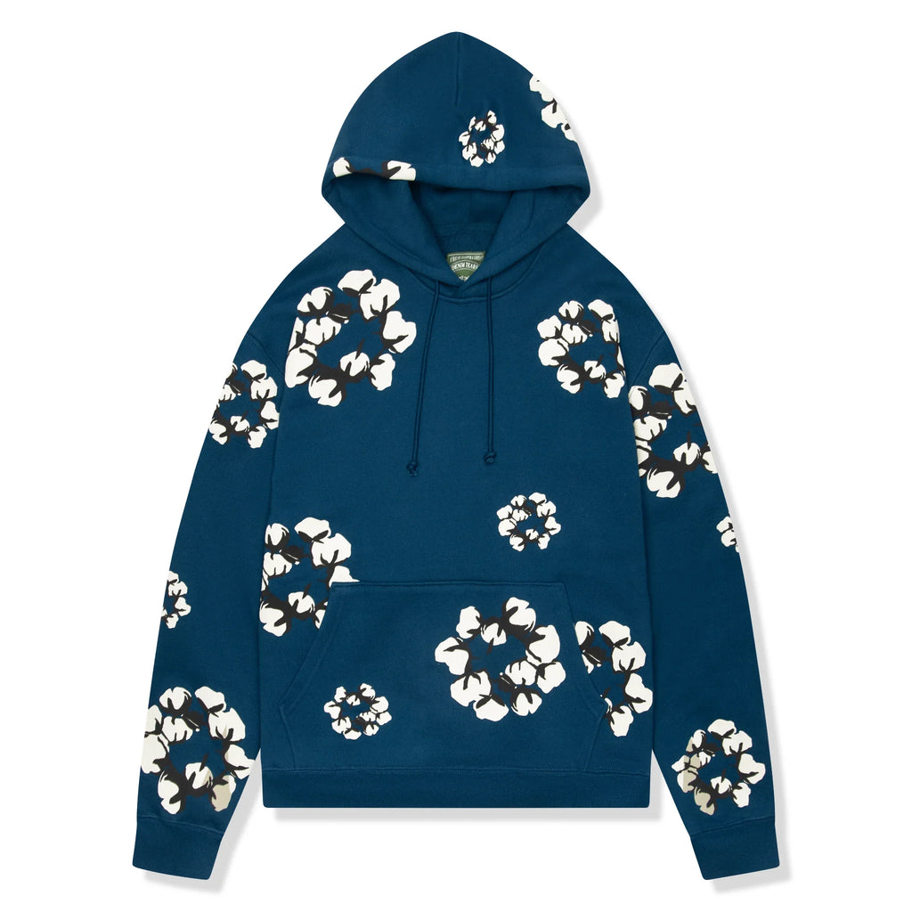 DMT x CPFM Cactus Tears Wreath Navy Hoodie