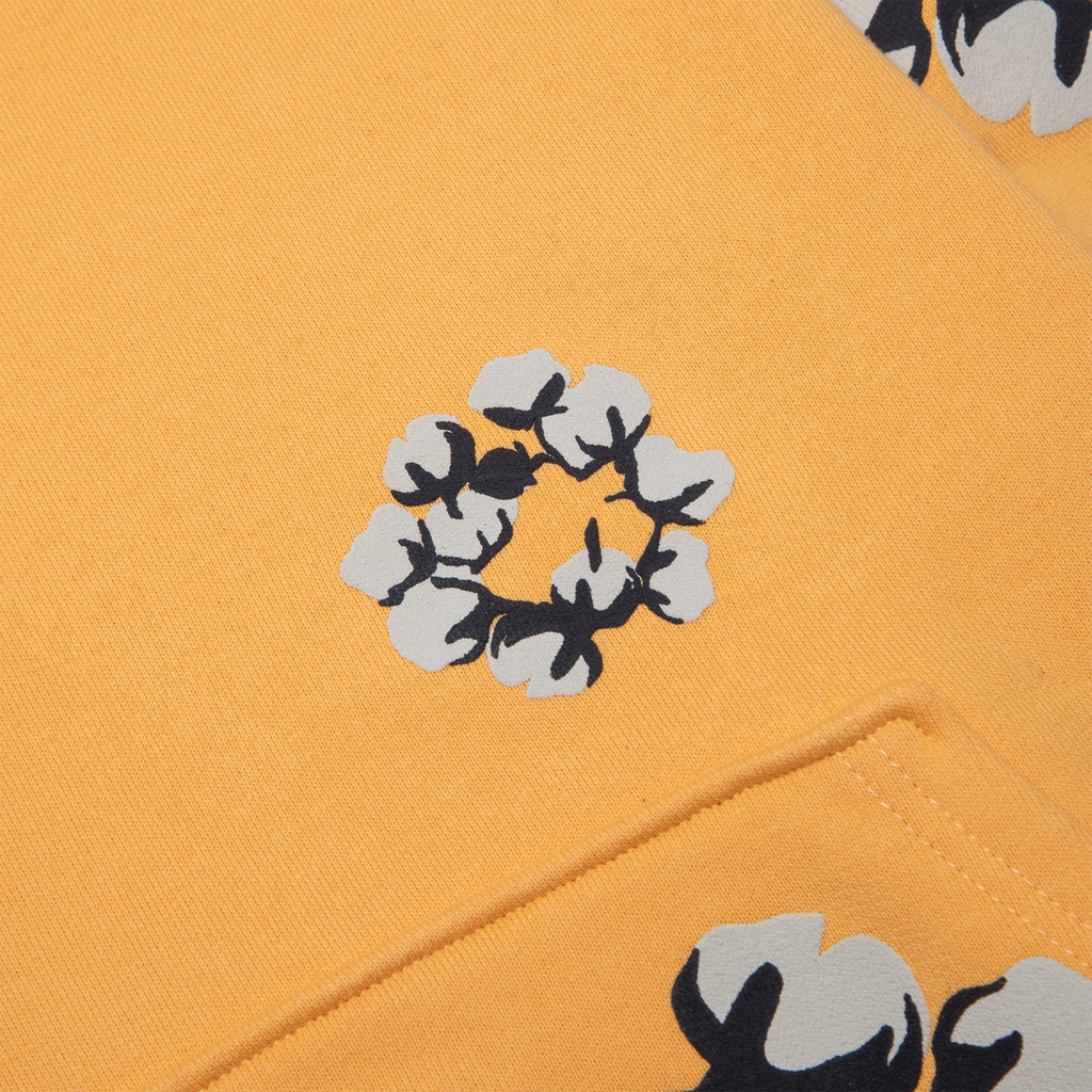 DMT x CPFM Cactus Tears Wreath Yellow Hoodie
