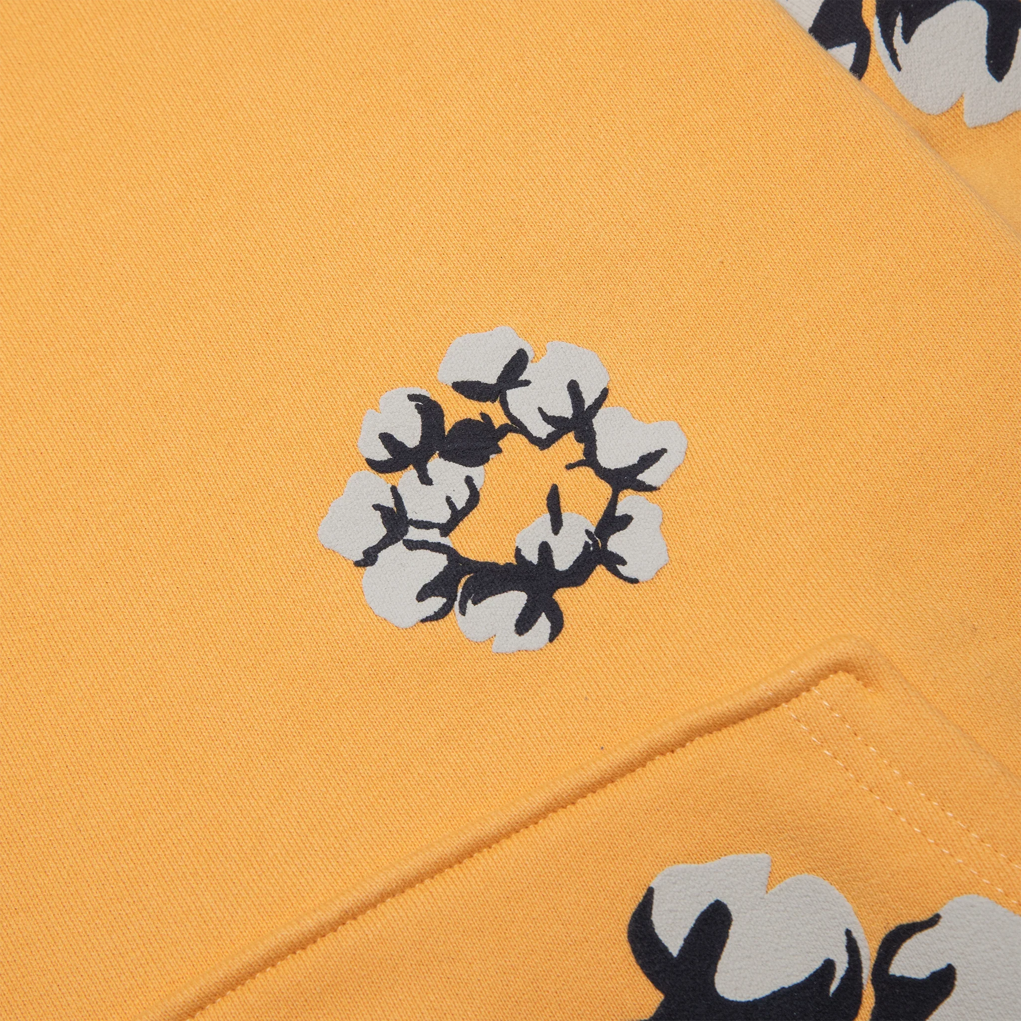 DMT x CPFM Cactus Tears Wreath Yellow Hoodie