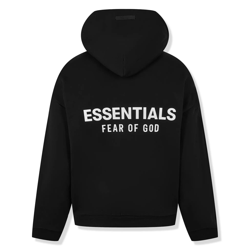 FOG Essentials Fleece Black Hoodie (FW24)