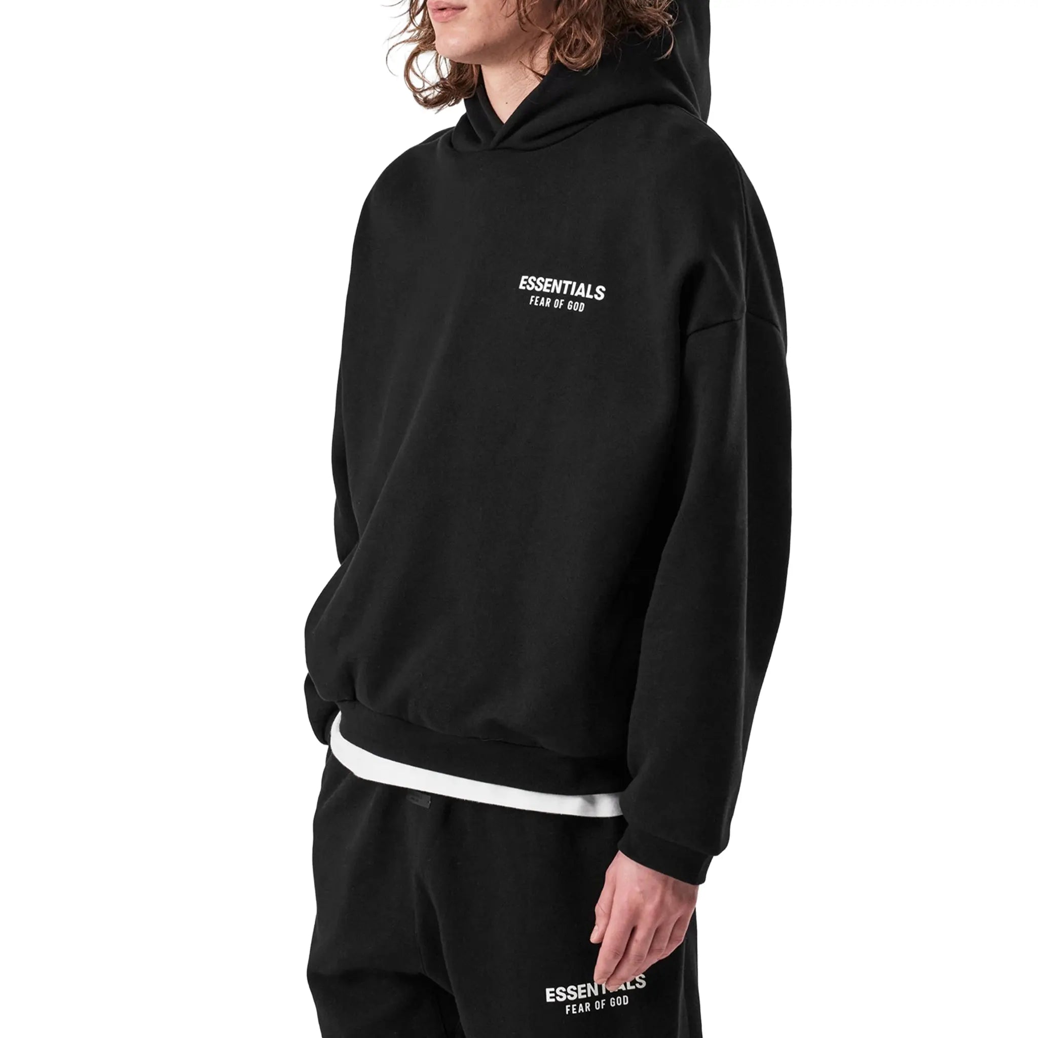 FOG Essentials Fleece Black Hoodie (FW24)