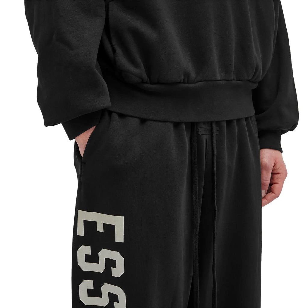 FOG Essentials Heavy Fleece Relaxed Fit Black Sweatpants