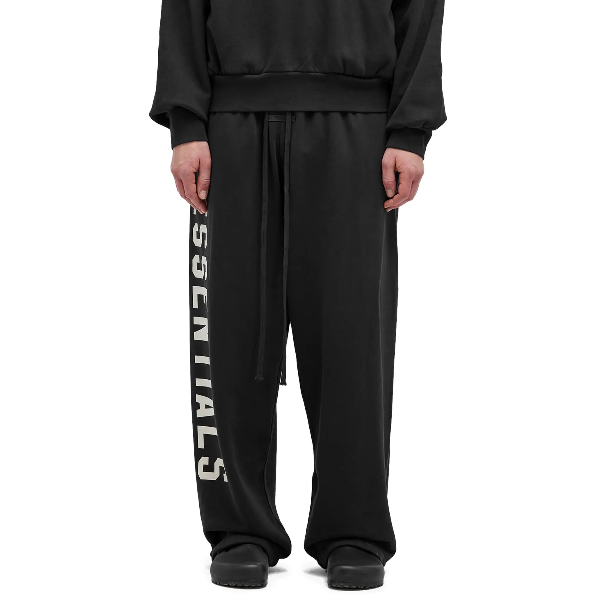 FOG Essentials Heavy Fleece Relaxed Fit Black Sweatpants
