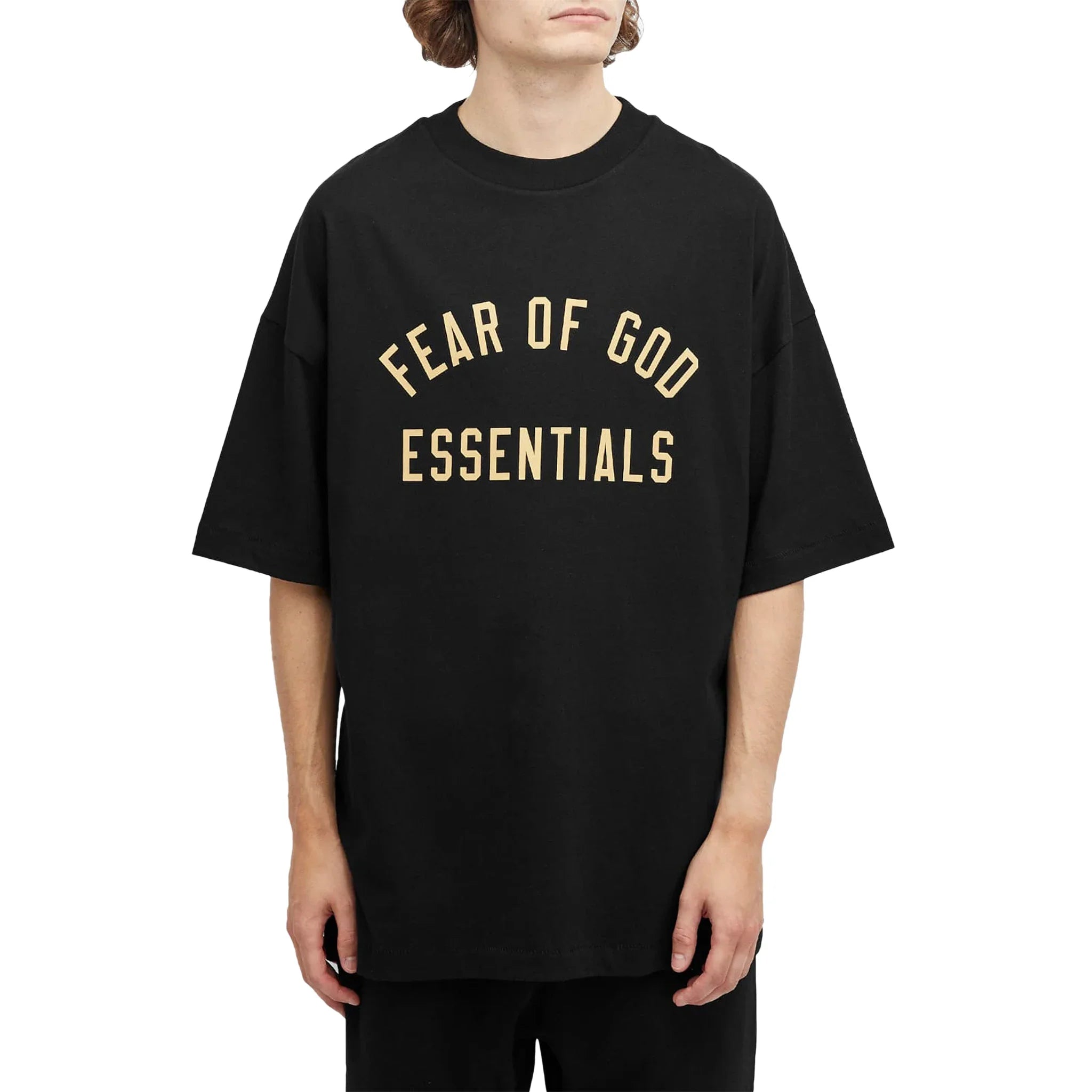 FOG Essentials Jersey Crewneck Black T-Shirt (FW24)