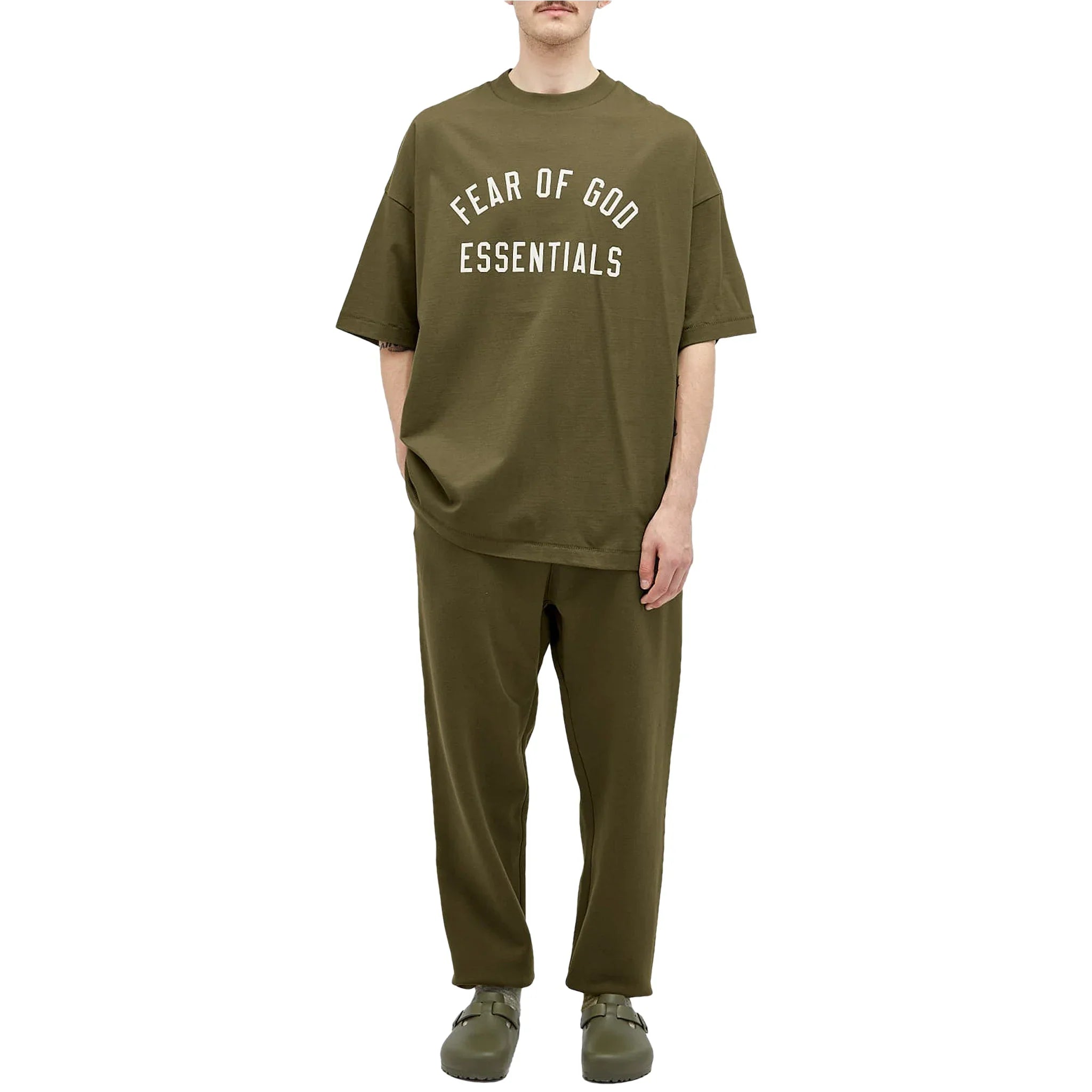FOG Essentials Jersey Crewneck Military T-Shirt (FW24)