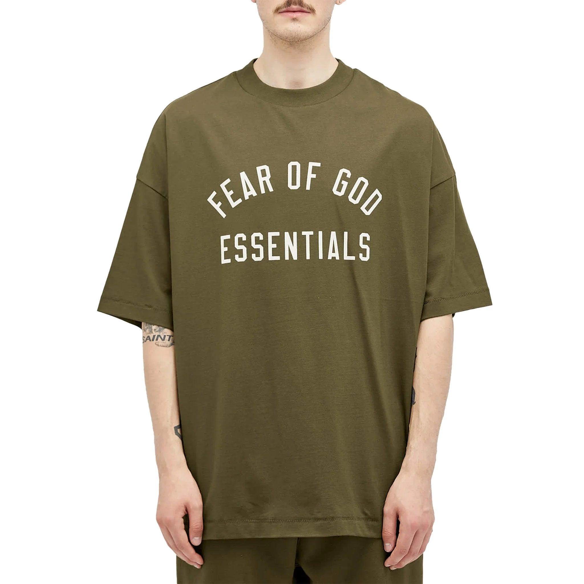 FOG Essentials Jersey Crewneck Military T-Shirt (FW24)