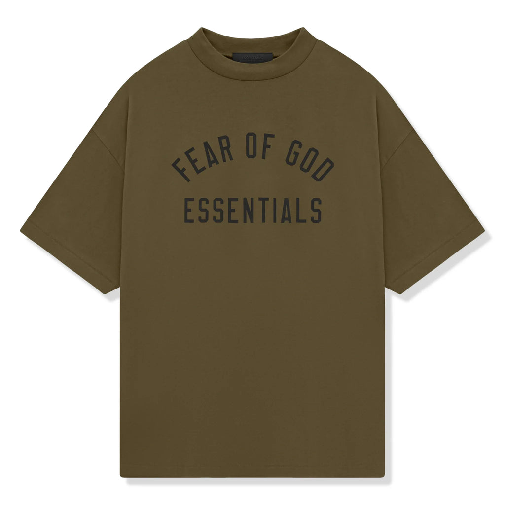 FOG Essentials Jersey Crewneck Olive T-Shirt (FW24)