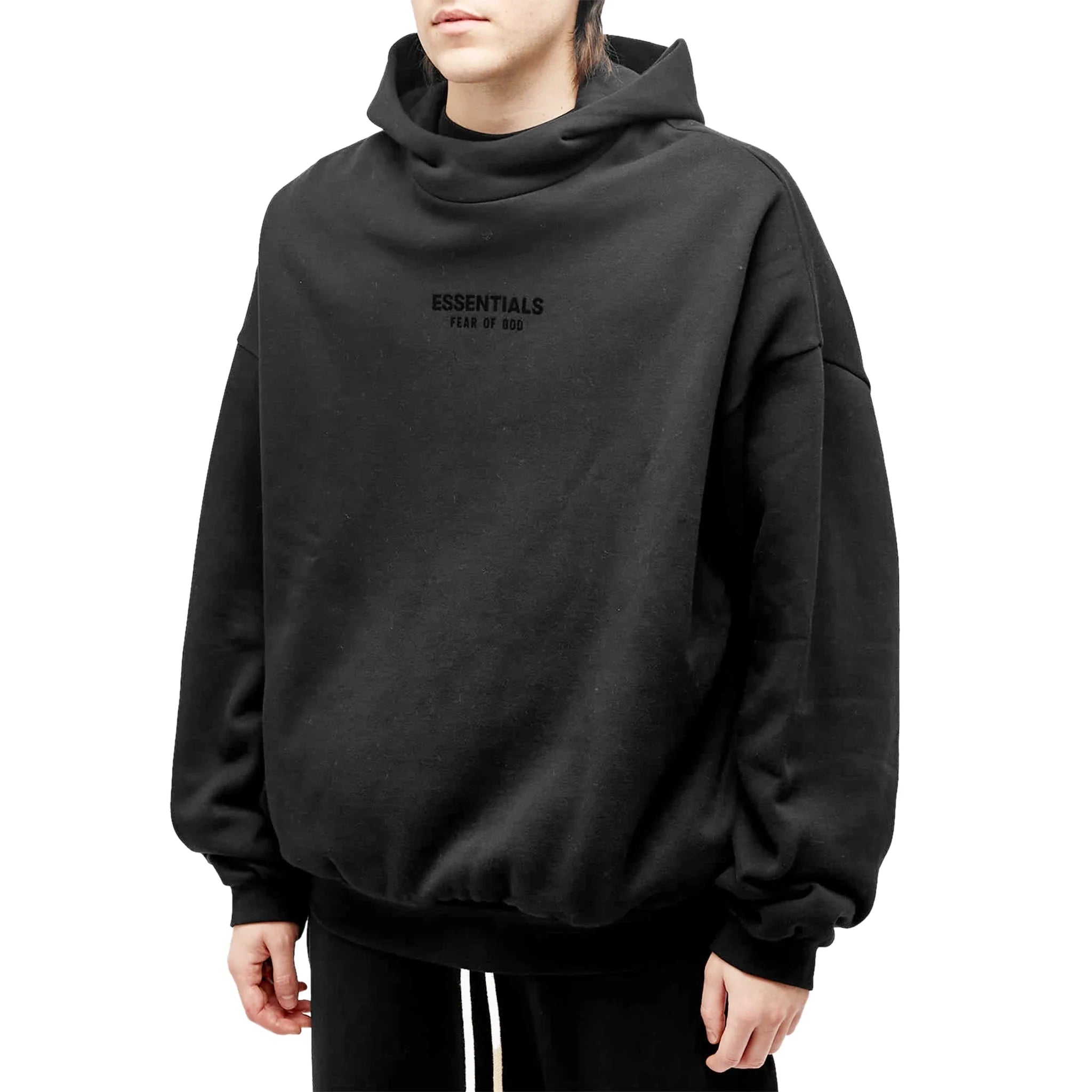 FOG Essentials Jet Black Hoodie (FW23)