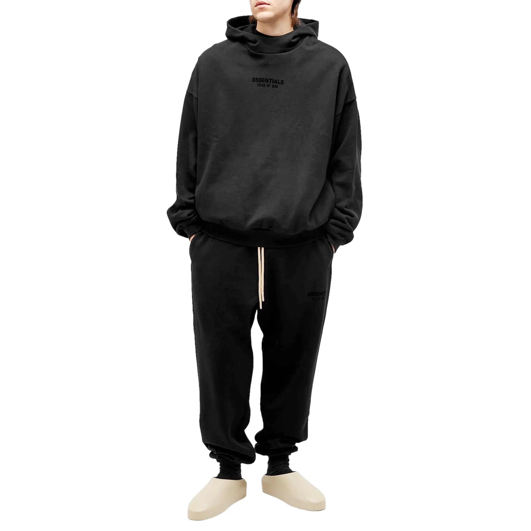 FOG Essentials Jet Black Hoodie (FW23)