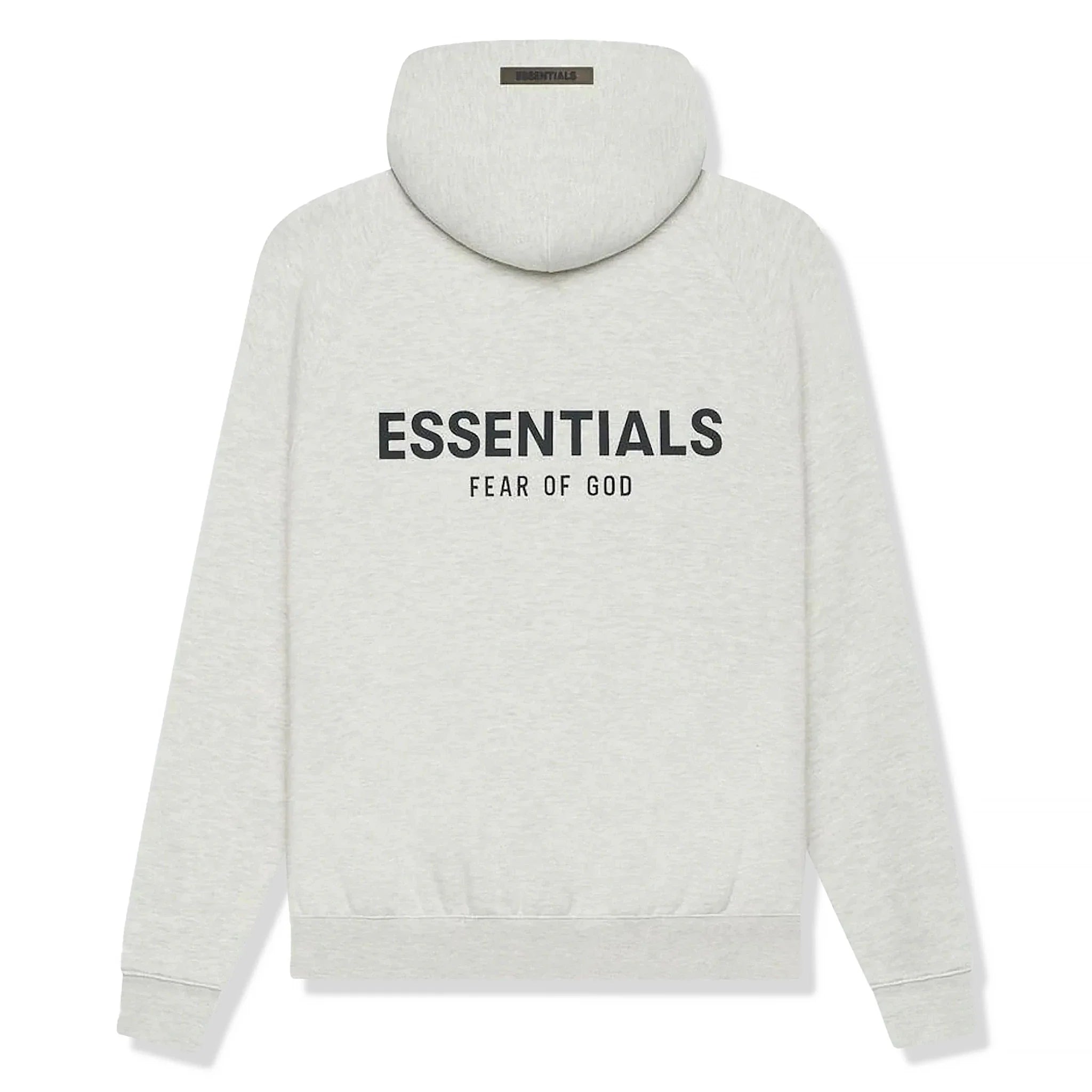 FOG Essentials Reverse Logo Light Heather Oatmeal Hoodie (SS21)
