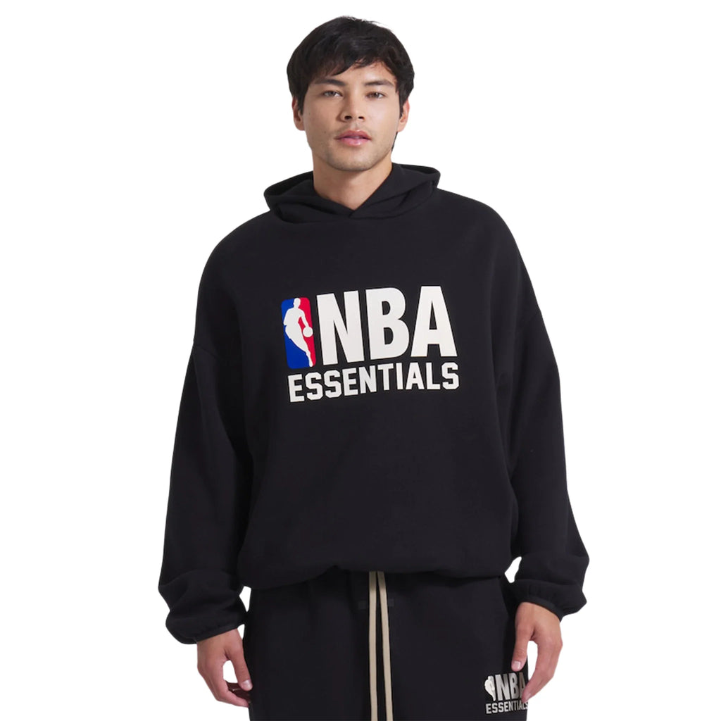 FOG Essentials x NBA Black Hoodie