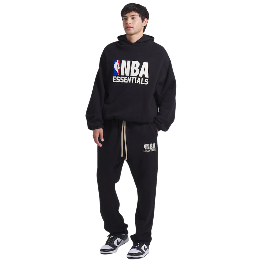 FOG Essentials x NBA Black Hoodie