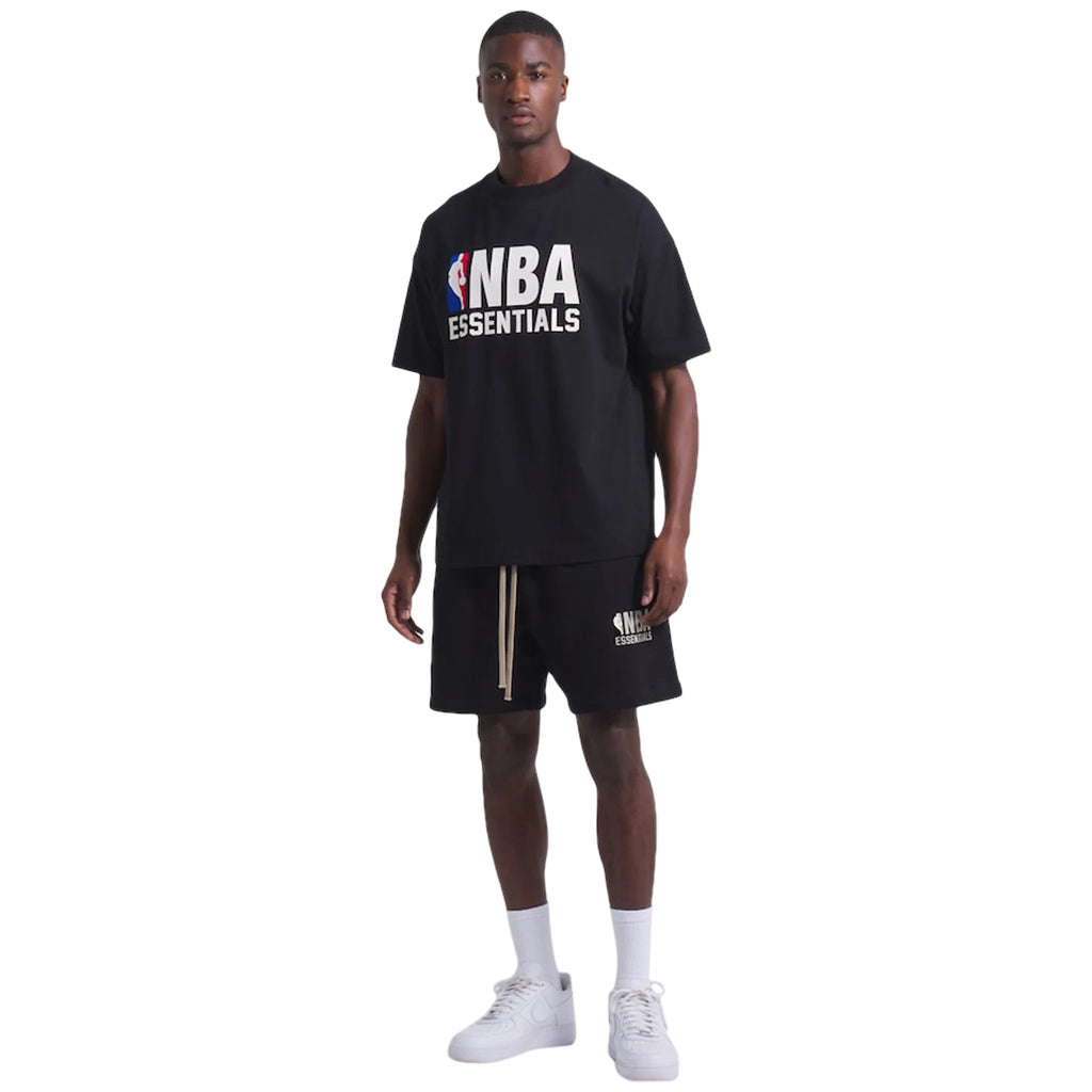 FOG Essentials x NBA Black Shorts