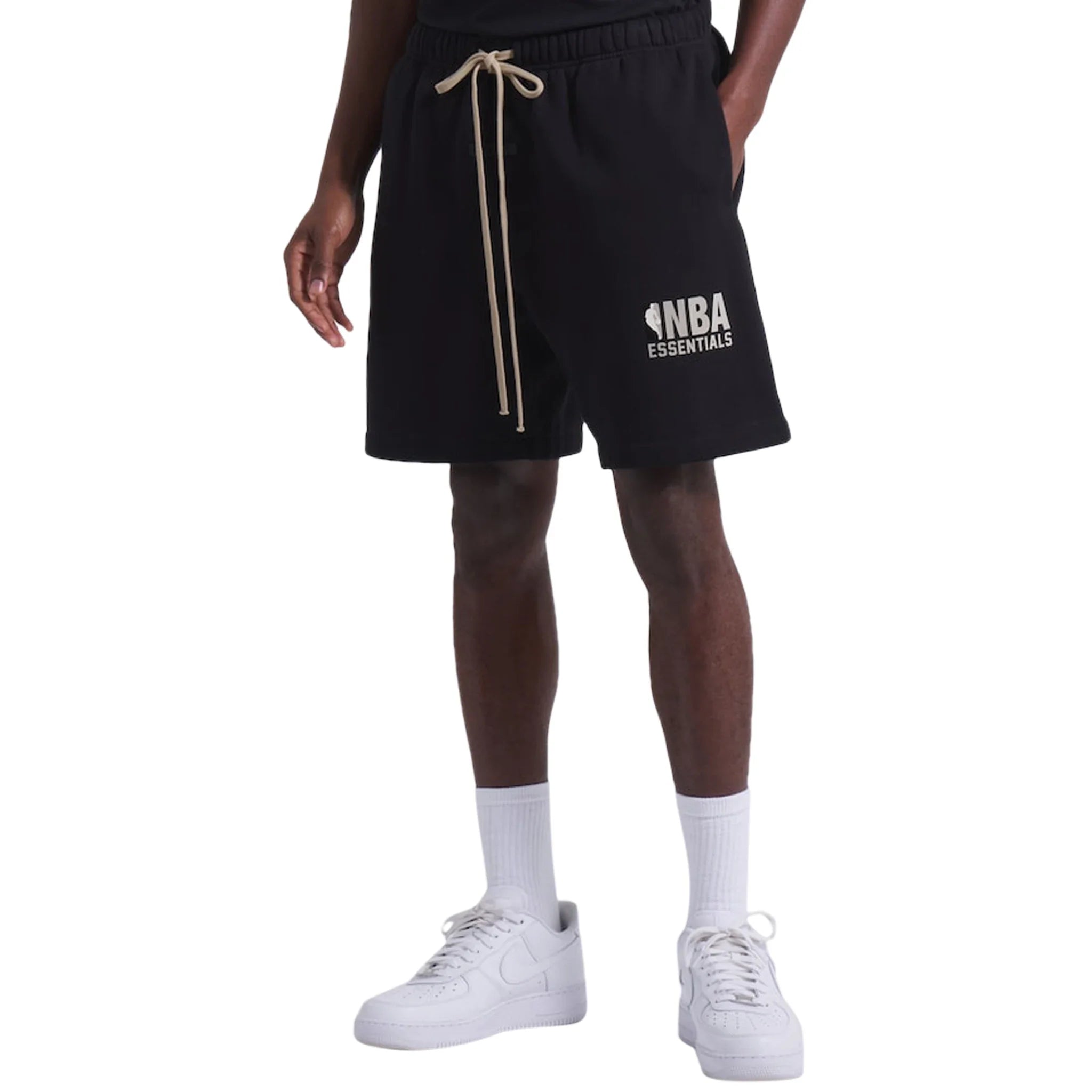 FOG Essentials x NBA Black Shorts