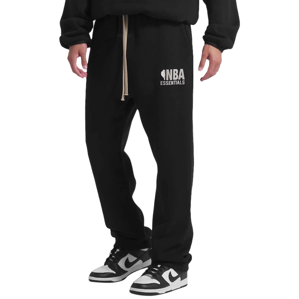 FOG Essentials x NBA Relaxed Black Sweatpants