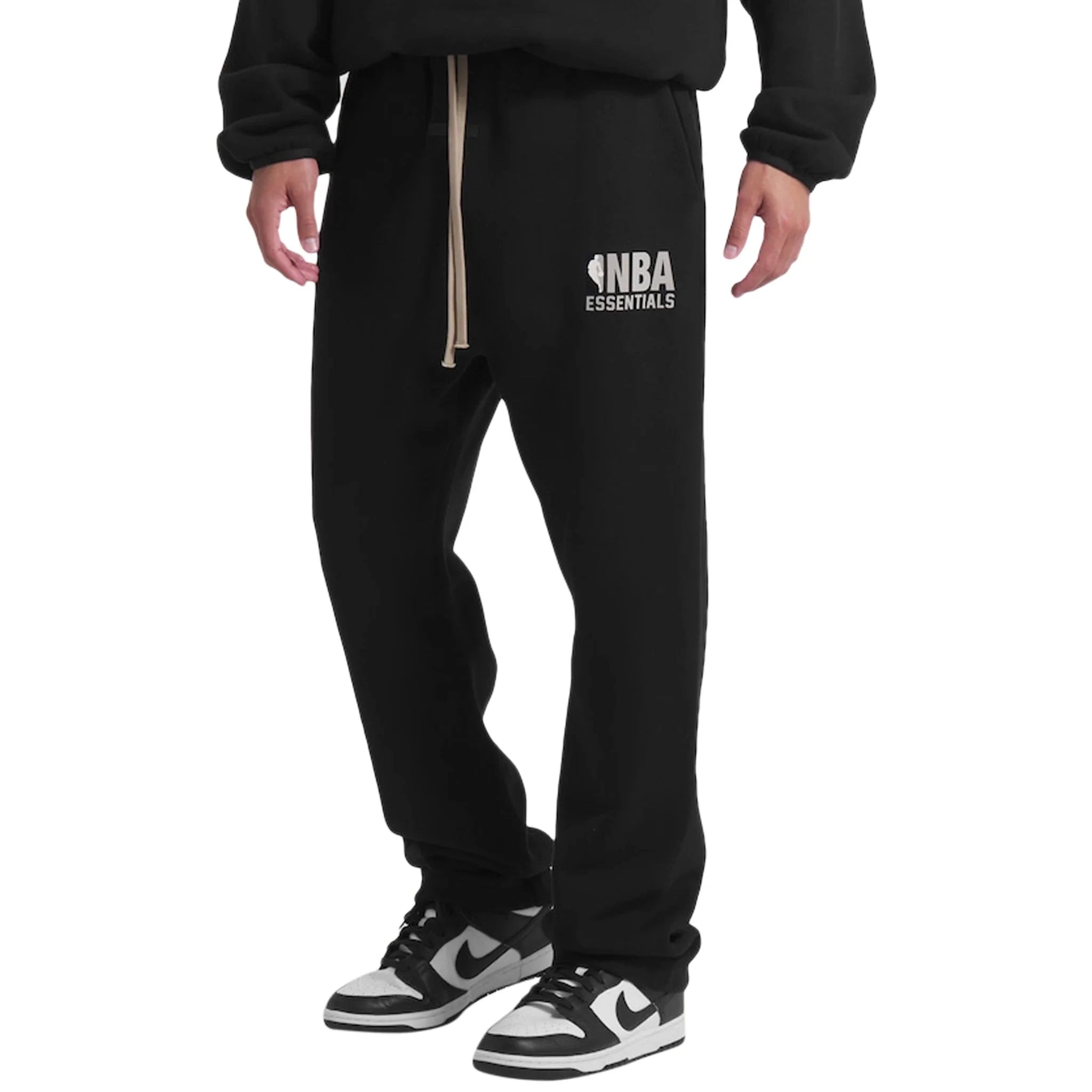 FOG Essentials x NBA Relaxed Black Sweatpants