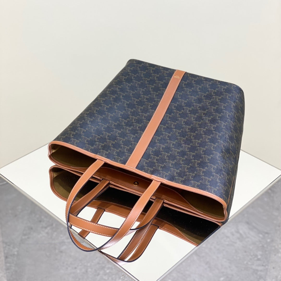 CE Triomphe Canvas Shopping Tote
