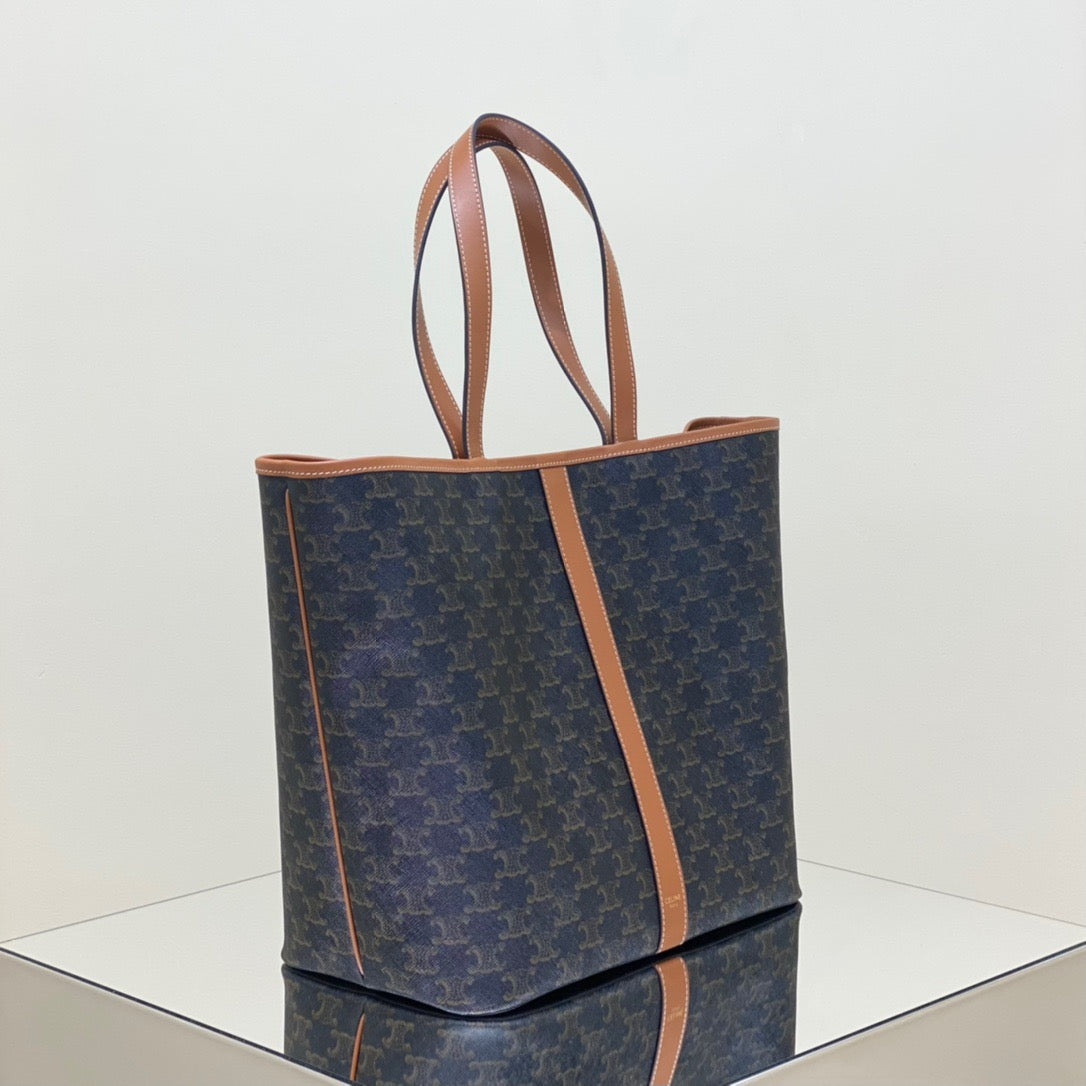 CE Triomphe Canvas Shopping Tote