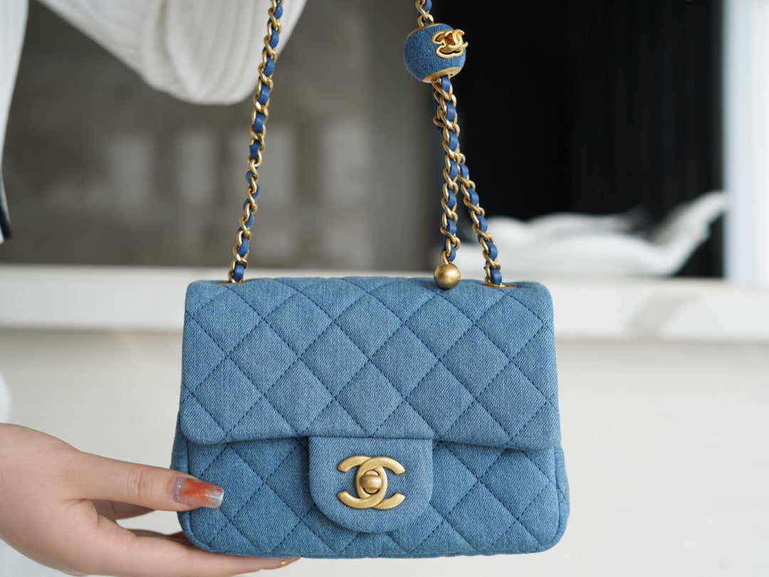 CNL 22C Denim Mini Flap