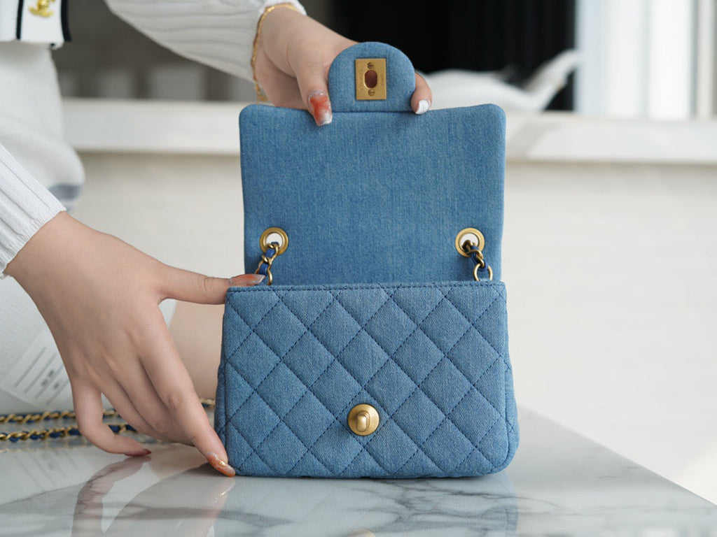 CNL 22C Denim Mini Flap