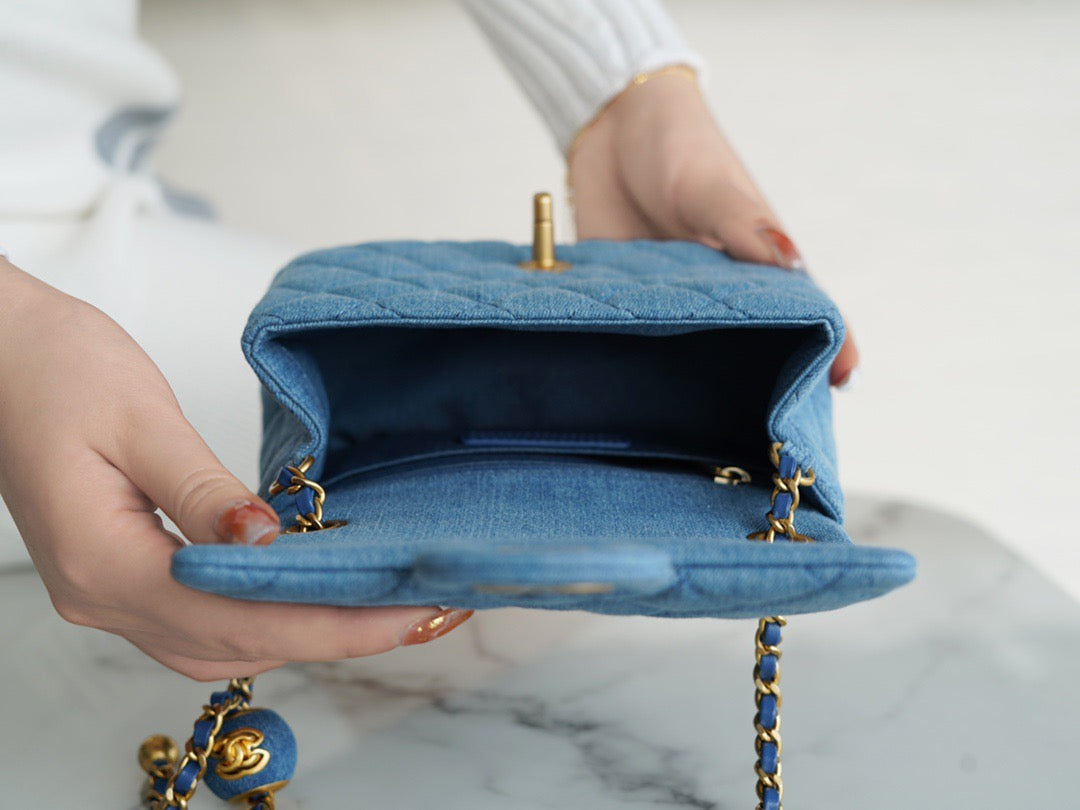 CNL 22C Denim Mini Flap
