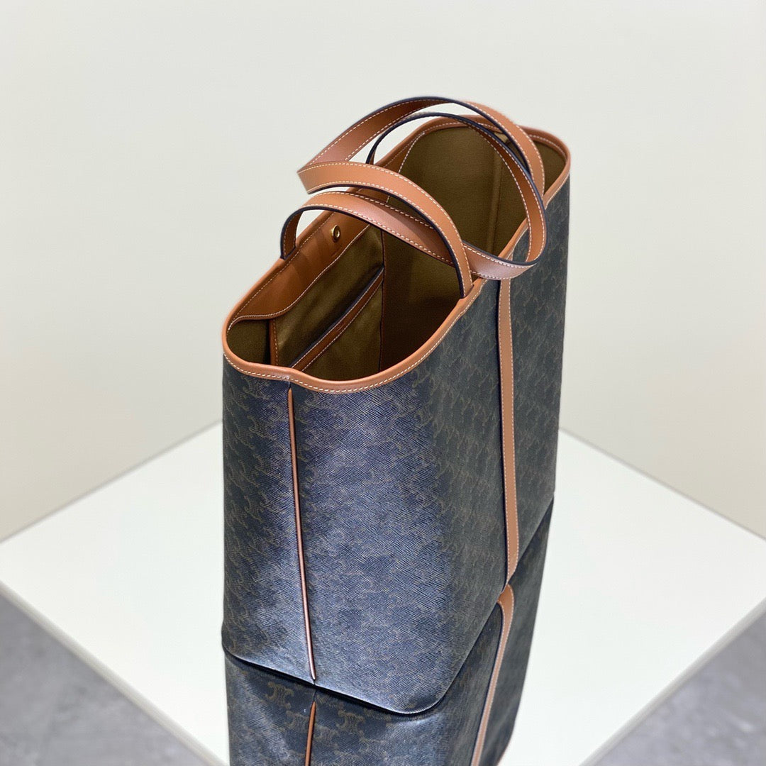 CE Triomphe Canvas Shopping Tote