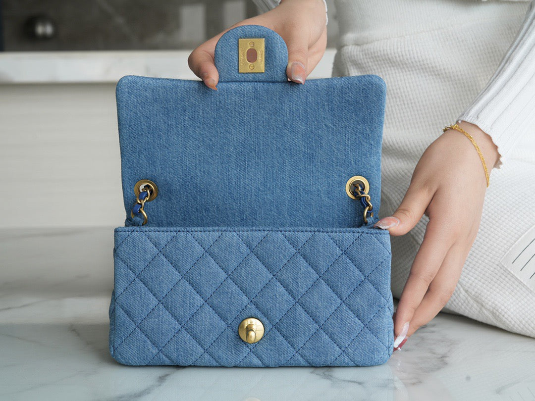 CNL 22C Denim Mini Flap