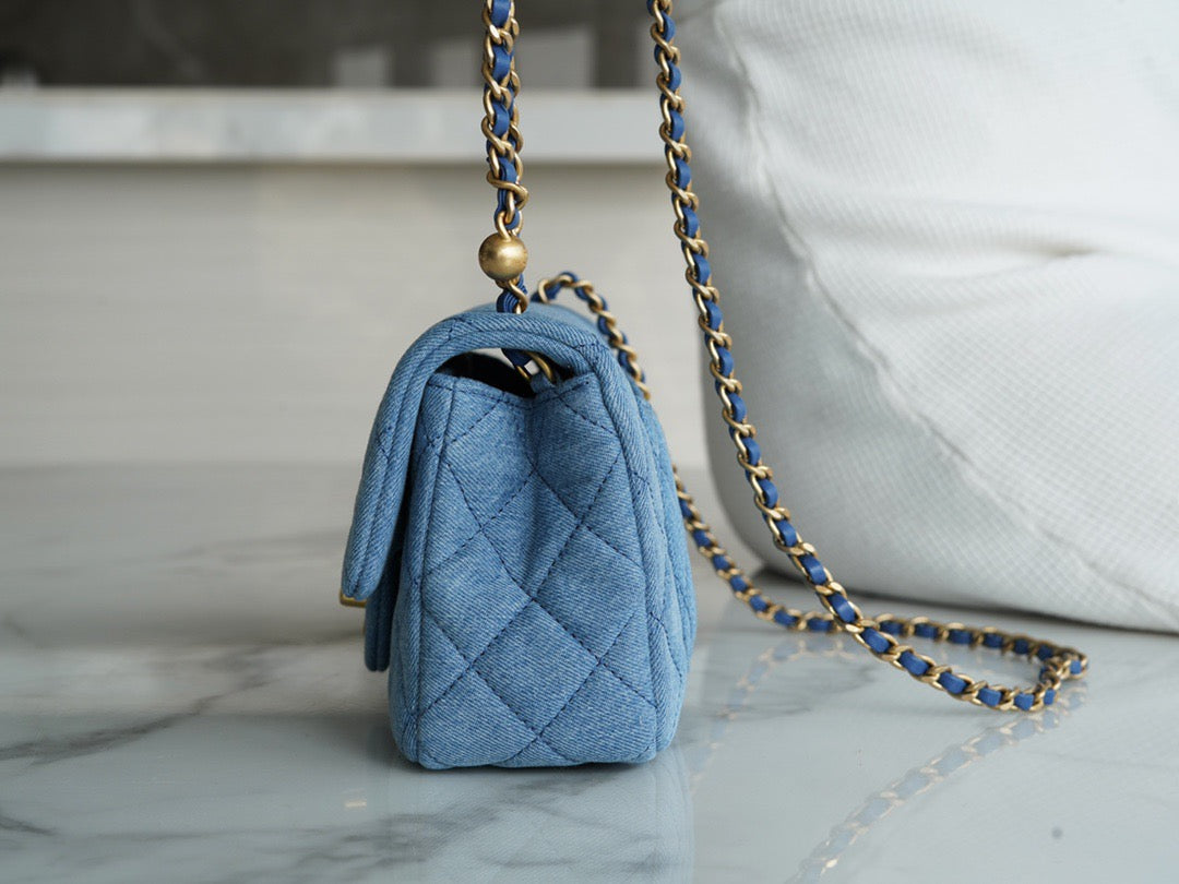 CNL 22C Denim Mini Flap