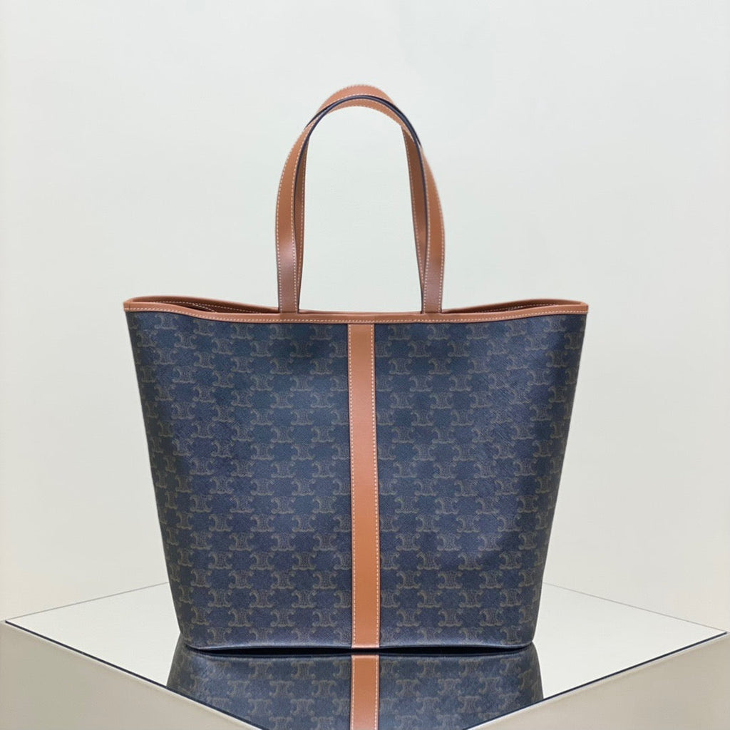 CE Triomphe Canvas Shopping Tote