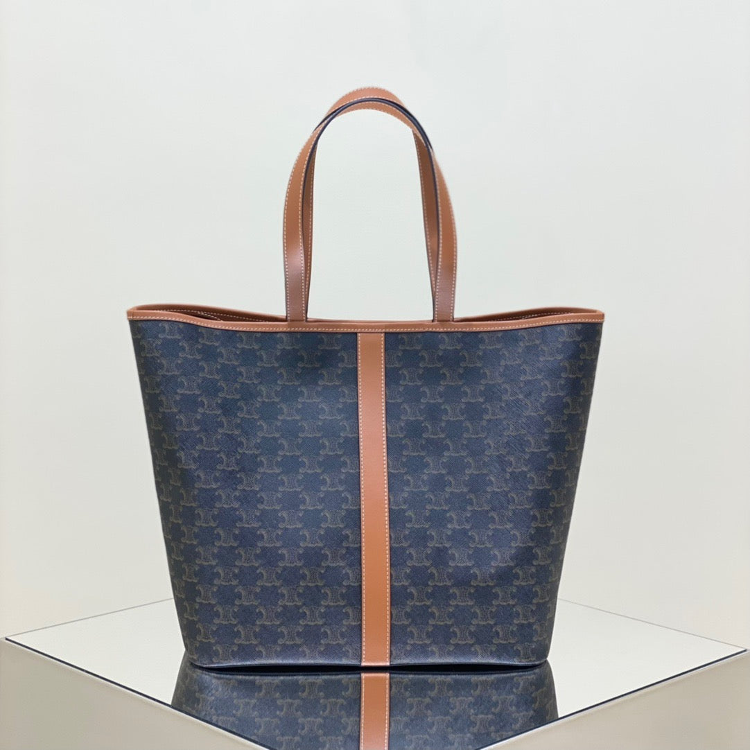 CE Triomphe Canvas Shopping Tote