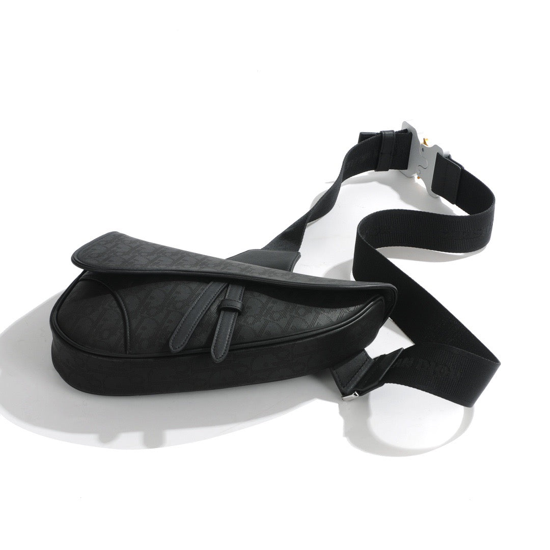 CD Oblique Galaxy Saddle Bag