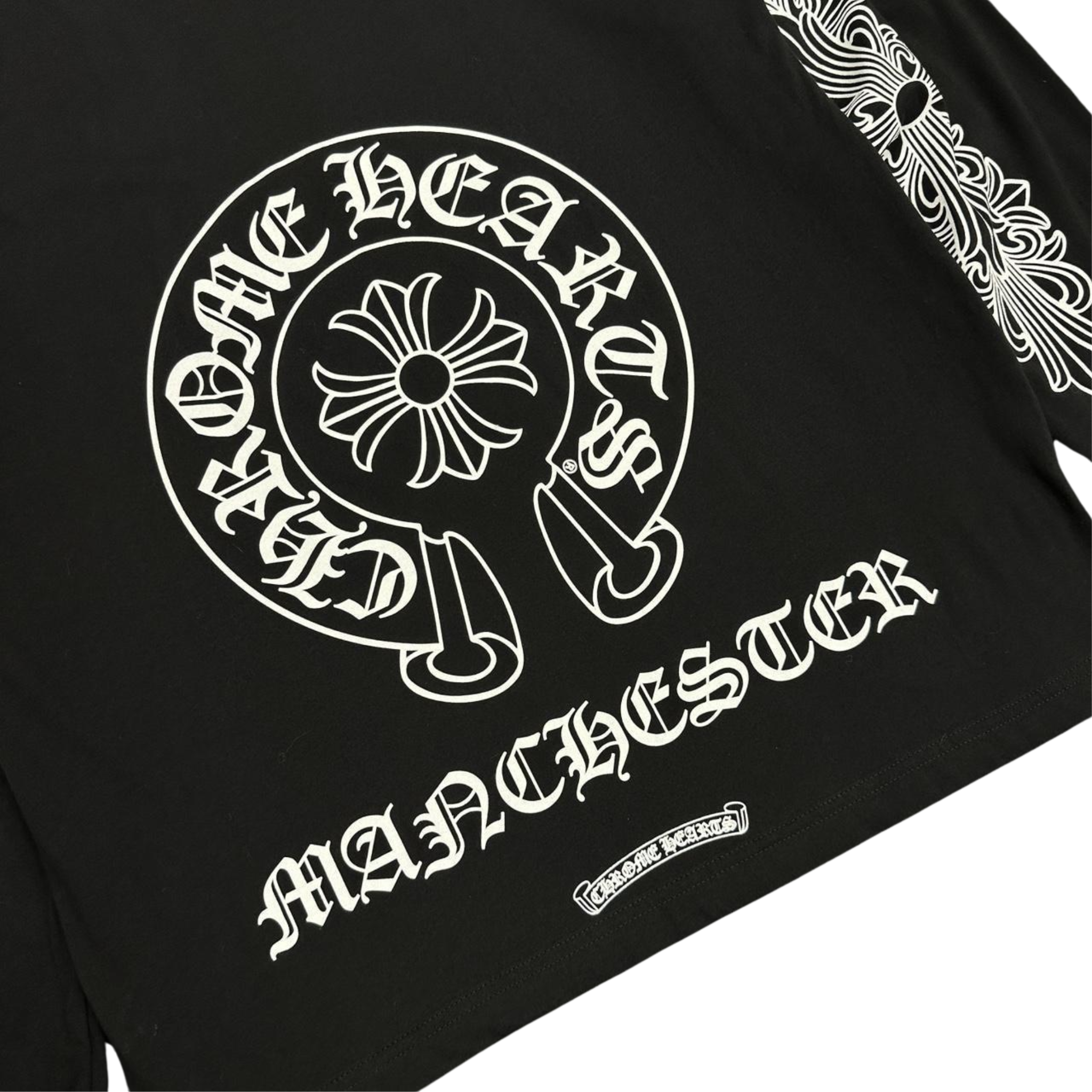 CH Manchester Exclusive Horseshoe Logo Long Sleeve T-Shirt Black